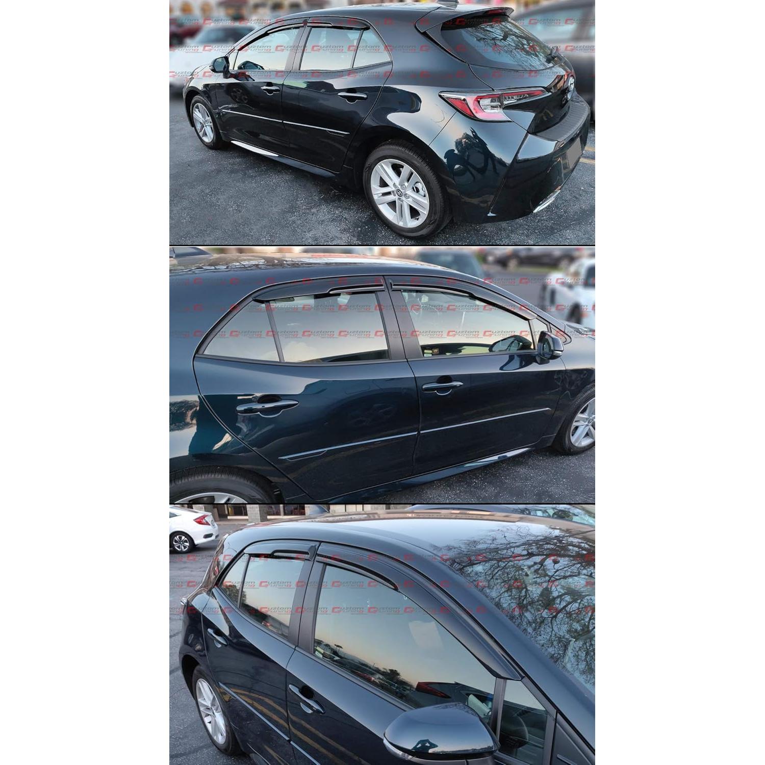 Visera de Ventana Humo Cuztom para Toyota Corolla 2019-2023