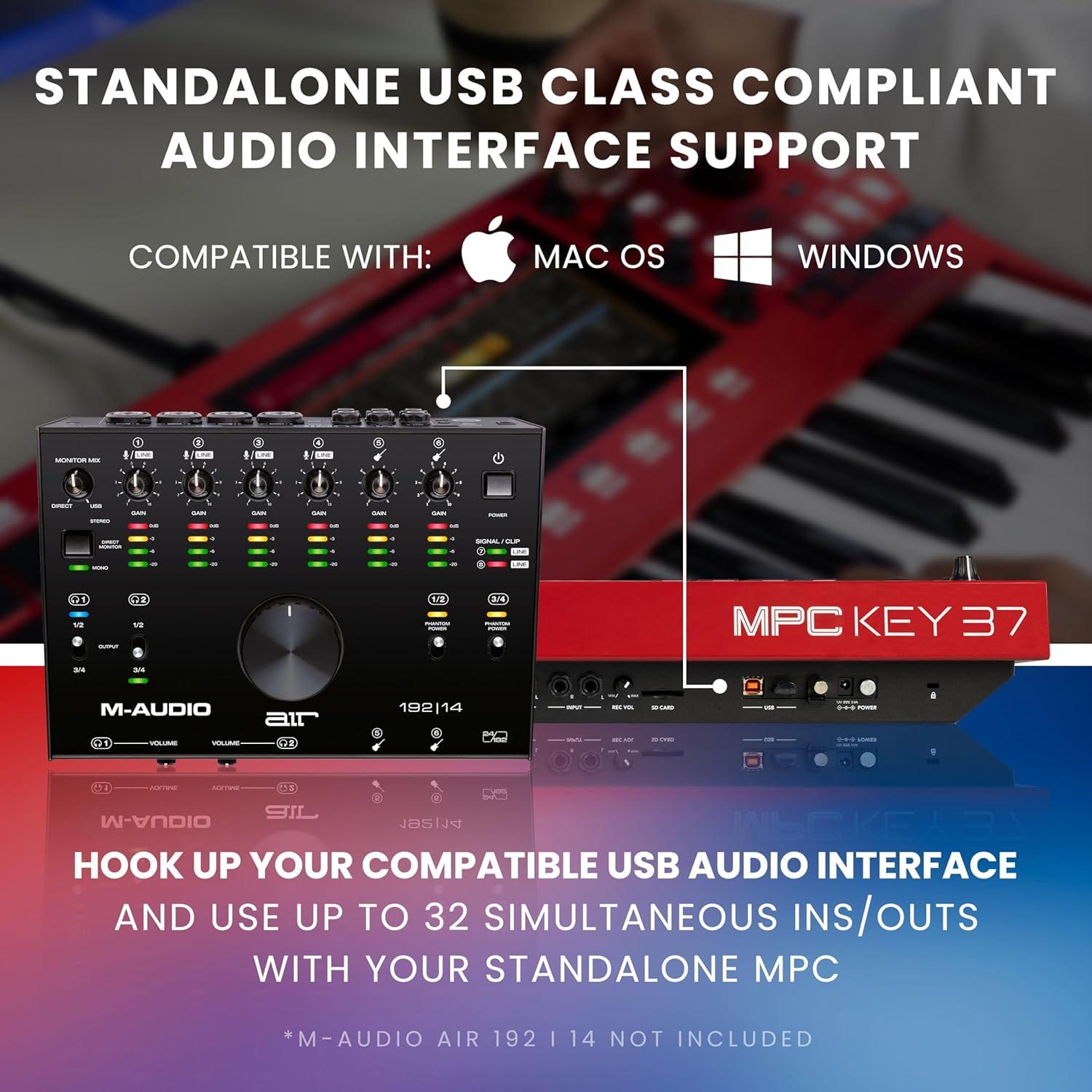 Akai Professional MPC Key 37 Sintetizador 37 Teclas