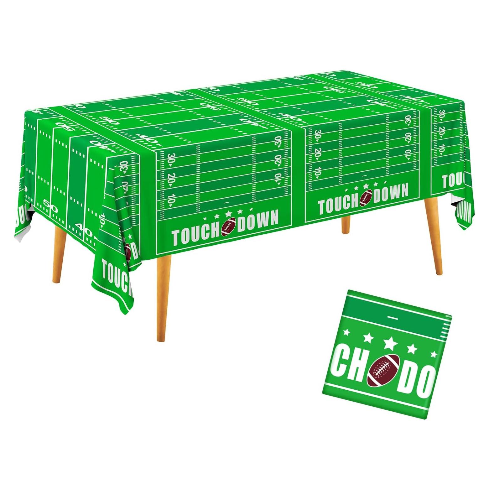 Mantel desechable Gatherfun 137x274 cm fútbol Touchdown
