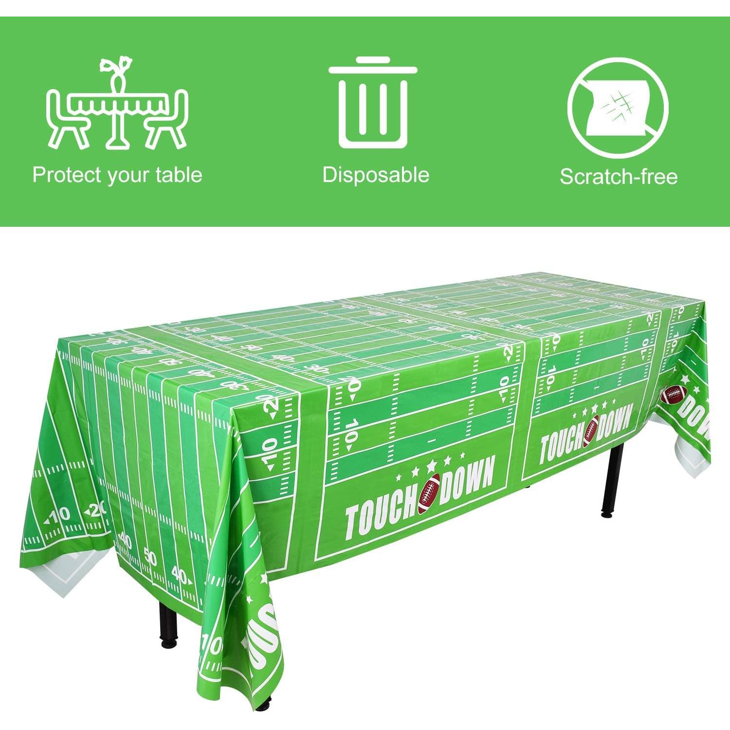 Mantel desechable Gatherfun 137x274 cm fútbol Touchdown
