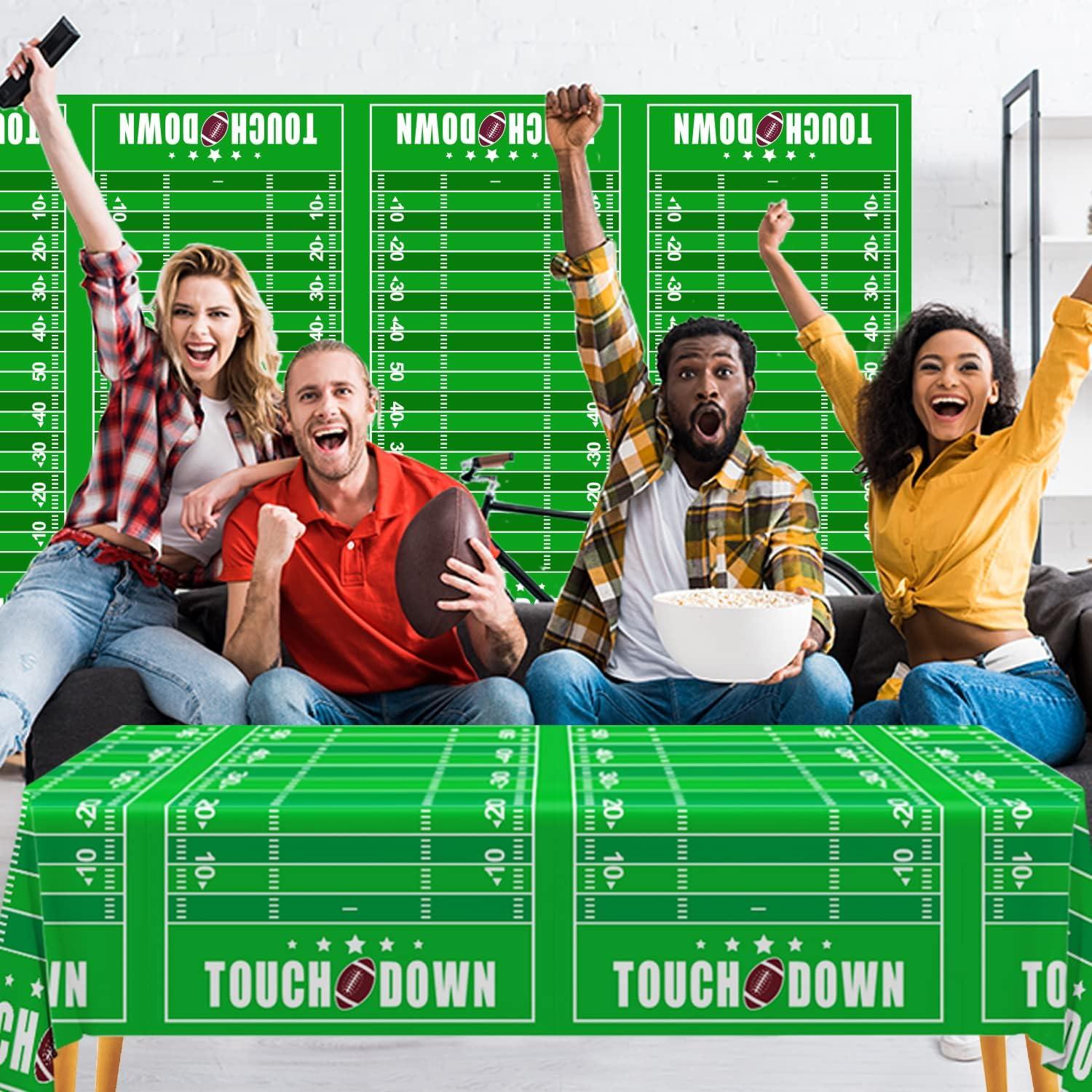 Mantel desechable Gatherfun 137x274 cm fútbol Touchdown