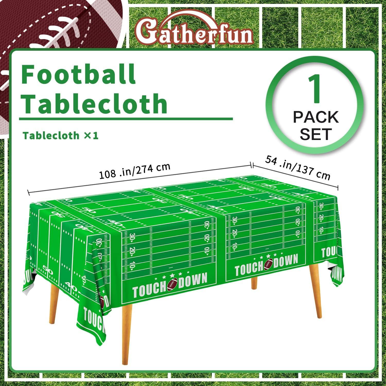 Mantel desechable Gatherfun 137x274 cm fútbol Touchdown