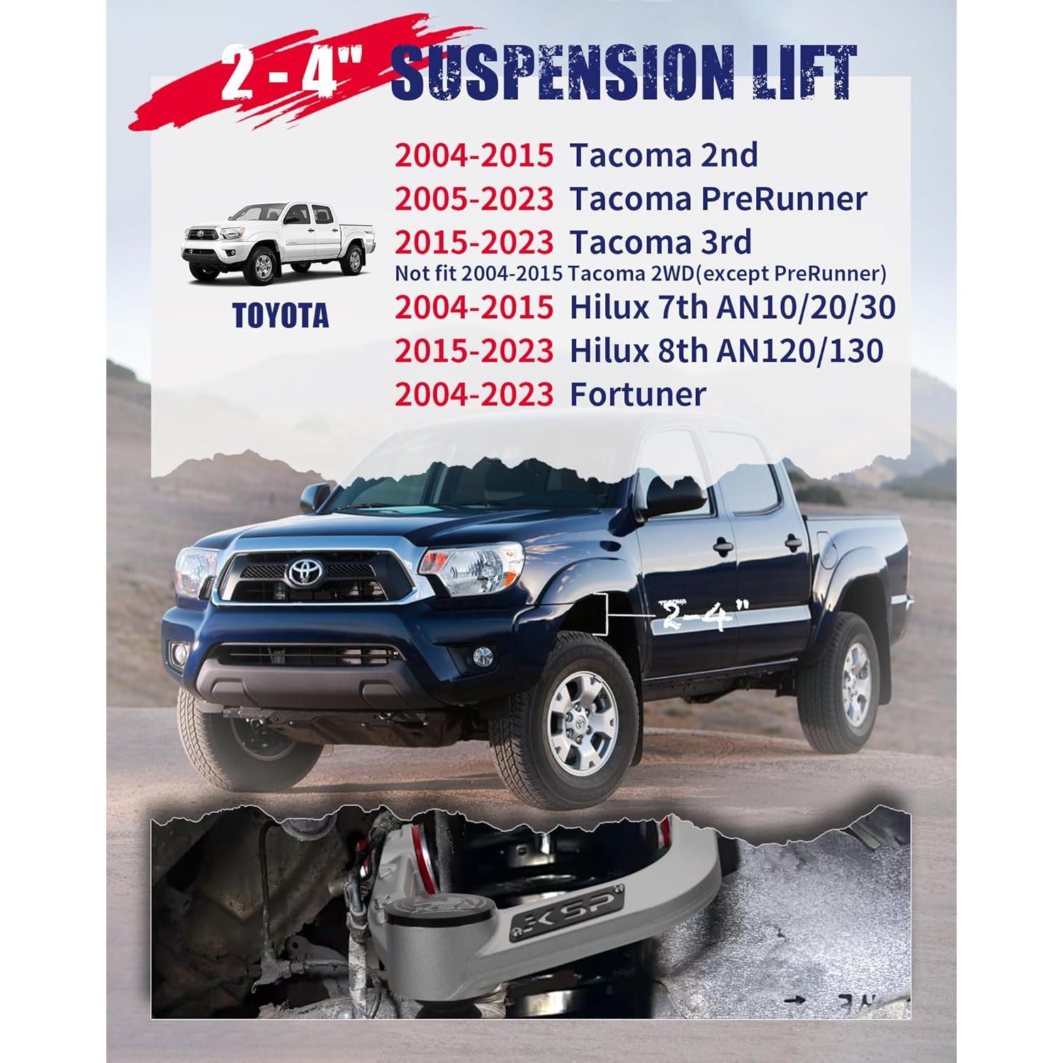 Brazo de Control Frontal KSP para Toyota Tacoma 2004-2023