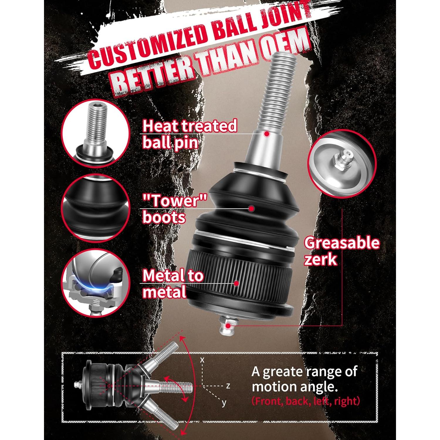 Brazo de Control Frontal KSP para Toyota Tacoma 2004-2023
