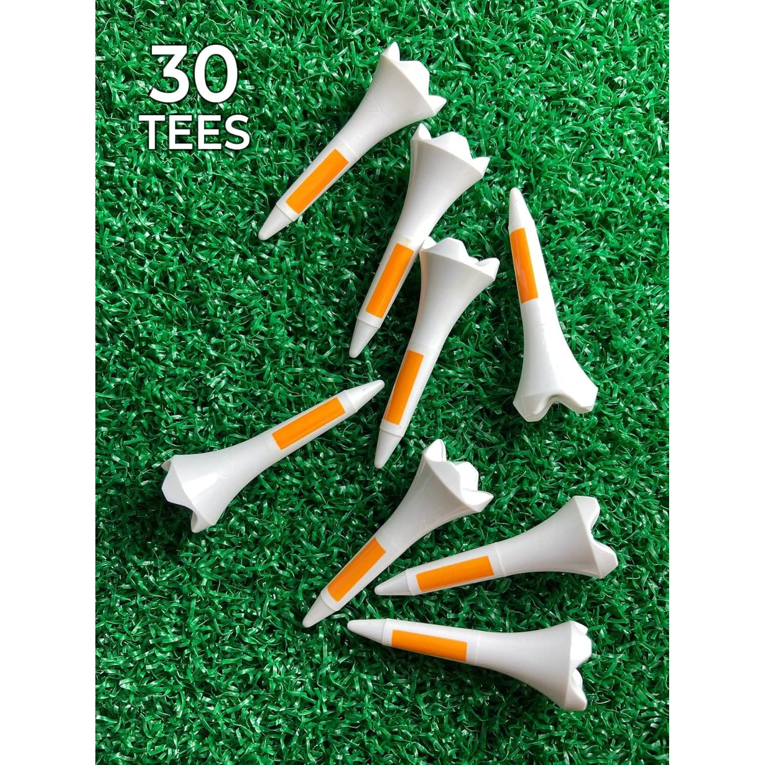 Tees de Golf Pride Performance 3,81 cm Blanco Paquete 1