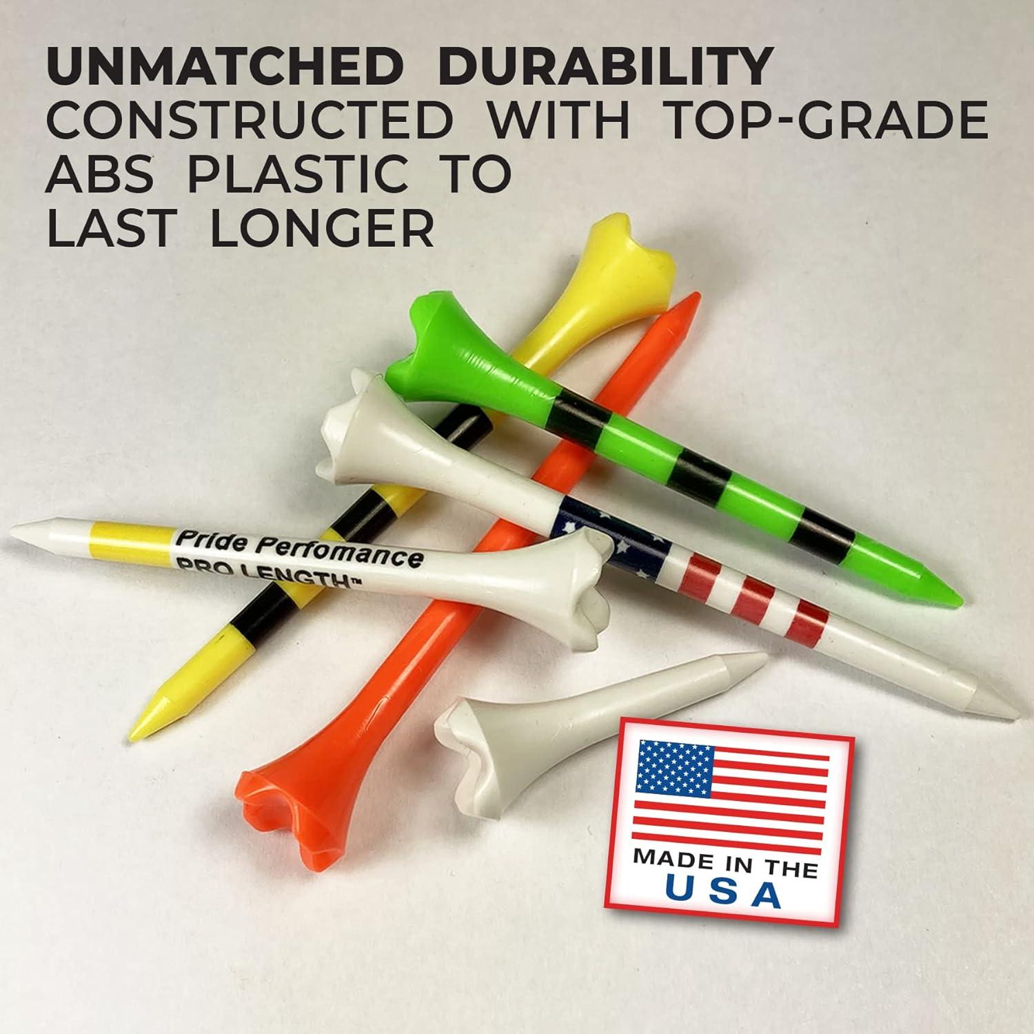 Tees de Golf Pride Performance 3,81 cm Blanco Paquete 1