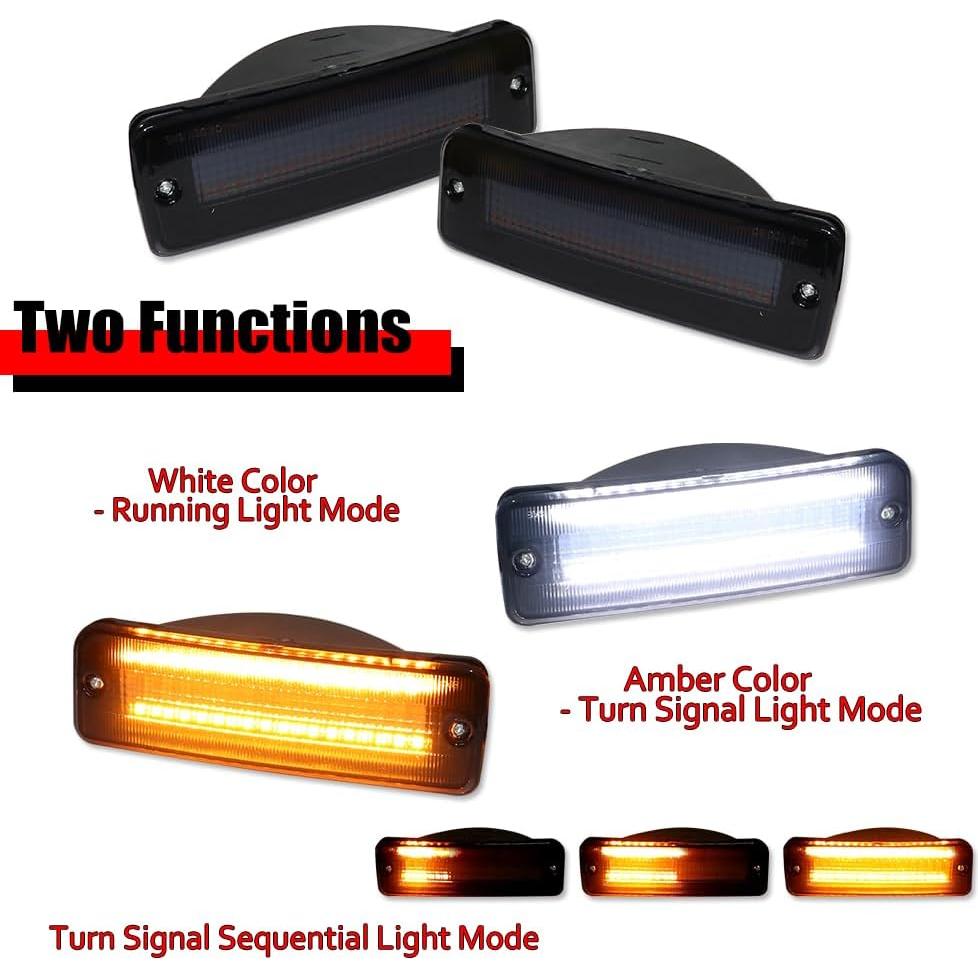 Luz de giro del parachoques delantero KENRTIR Toyota Pickup 89-95