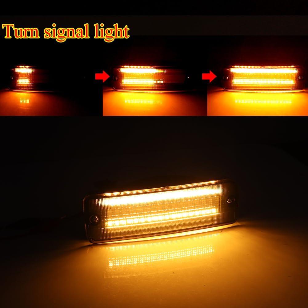 Luz de giro del parachoques delantero KENRTIR Toyota Pickup 89-95