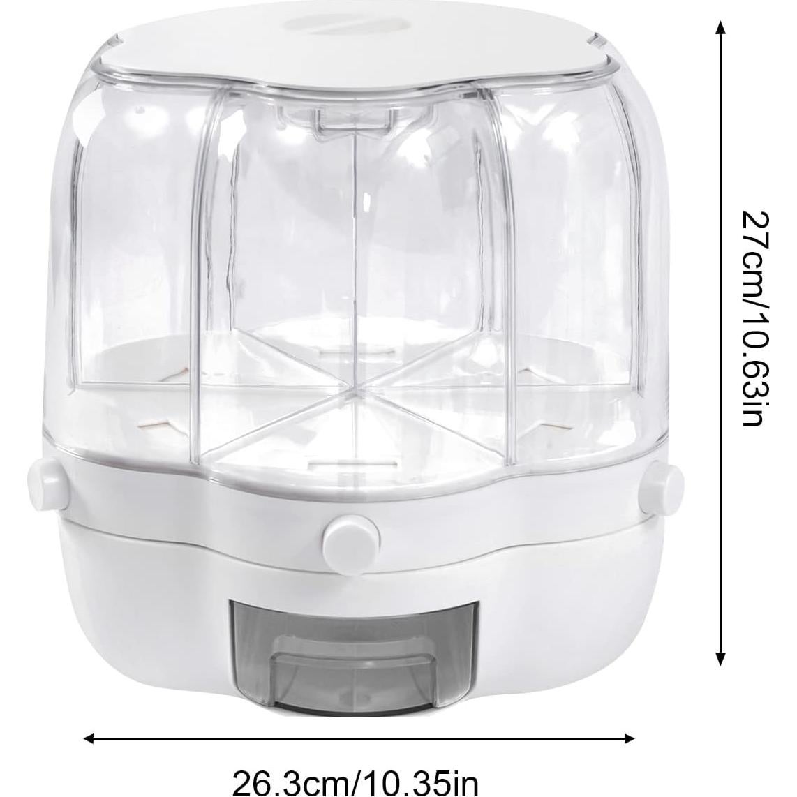 Dispensador de Granos Rotatorio 6 Compartimentos 8kg SHA