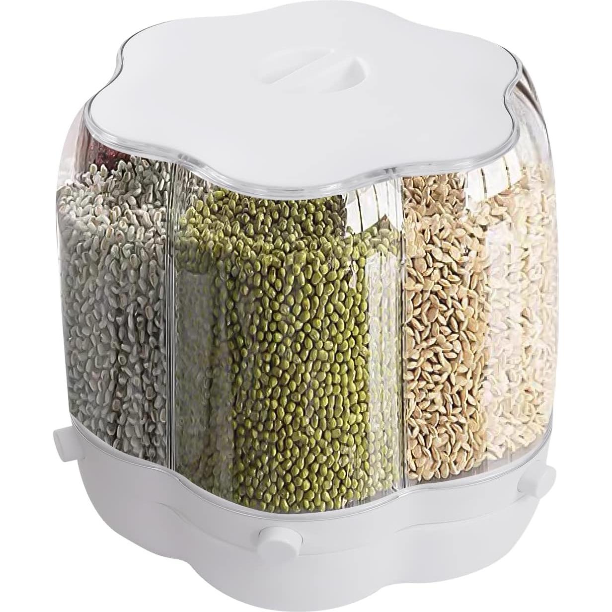 Dispensador de Granos Rotatorio 6 Compartimentos 8kg SHA