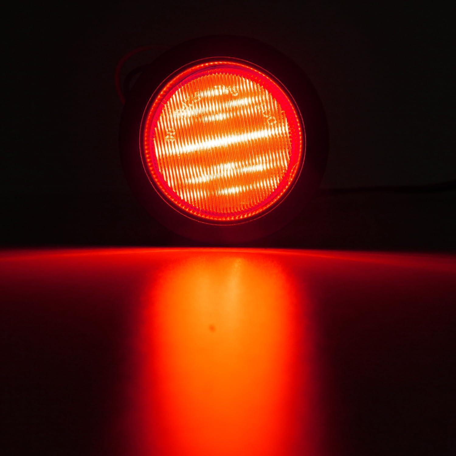 Luces de Marcador LED Redondas 2.5" Partswcgg 16 Piezas