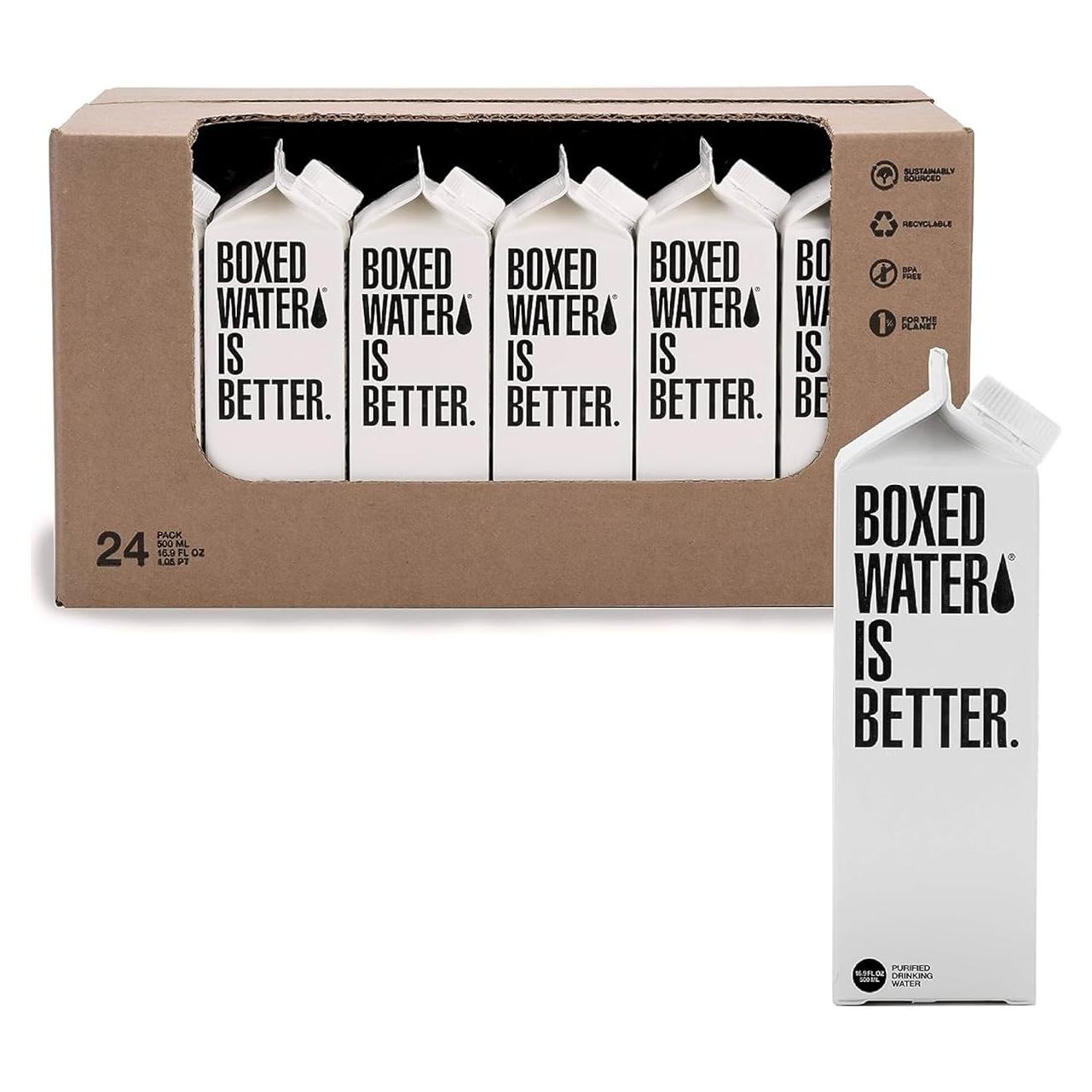 Agua Purificada Boxed Water 24 Paquete 100% Reciclable