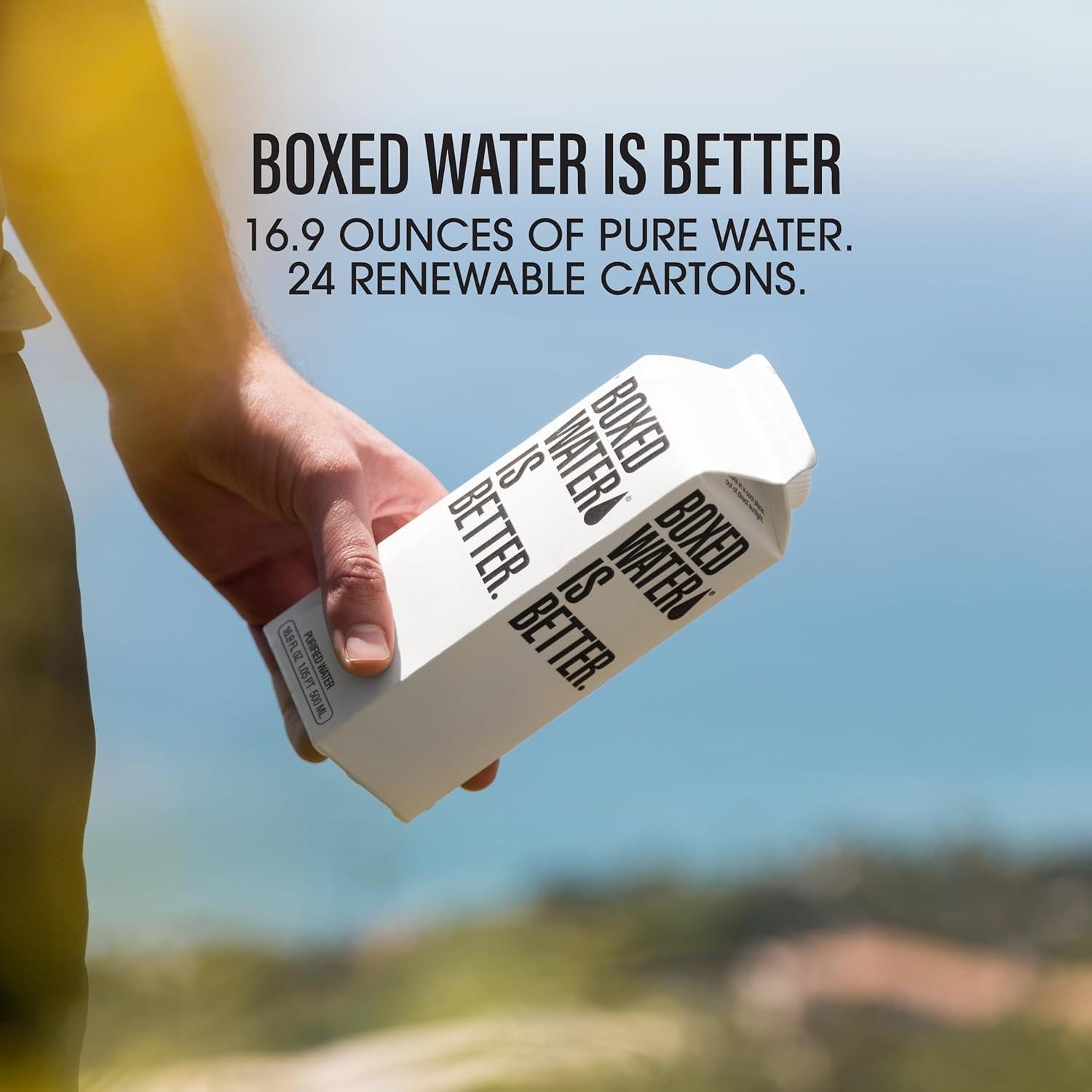 Agua Purificada Boxed Water 24 Paquete 100% Reciclable