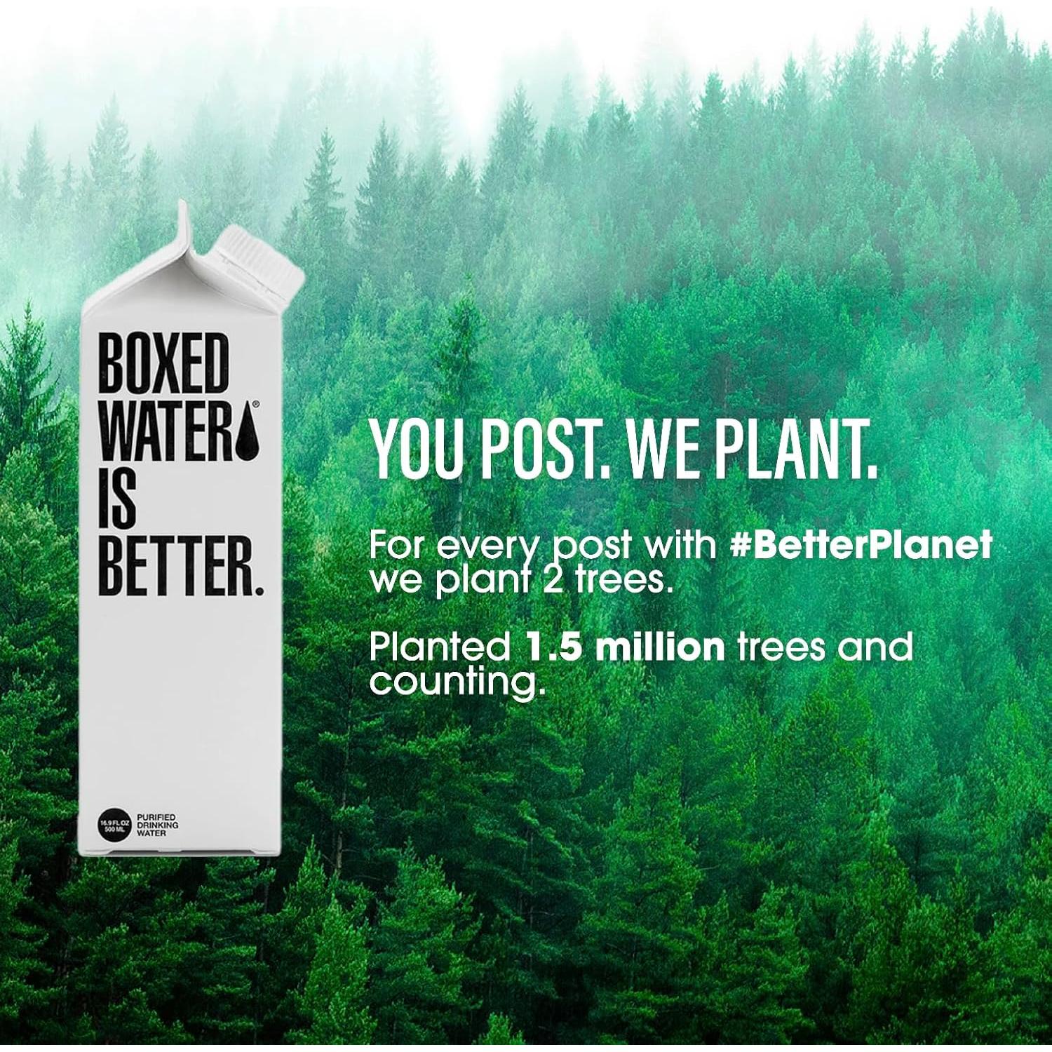 Agua Purificada Boxed Water 24 Paquete 100% Reciclable