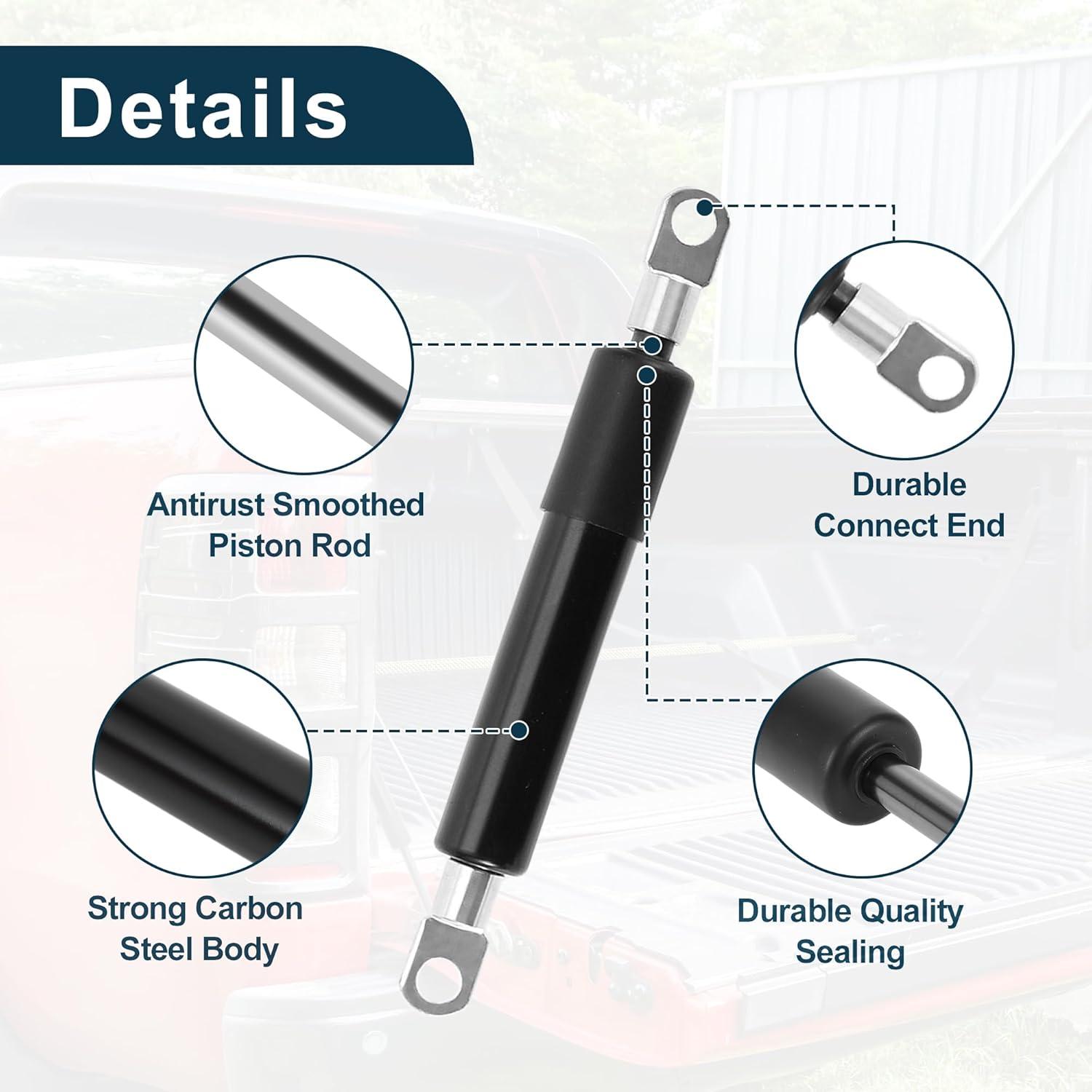 Soportes de Elevación de Puerta Trasera TUCKBOLD Toyota Hilux 2015-2021