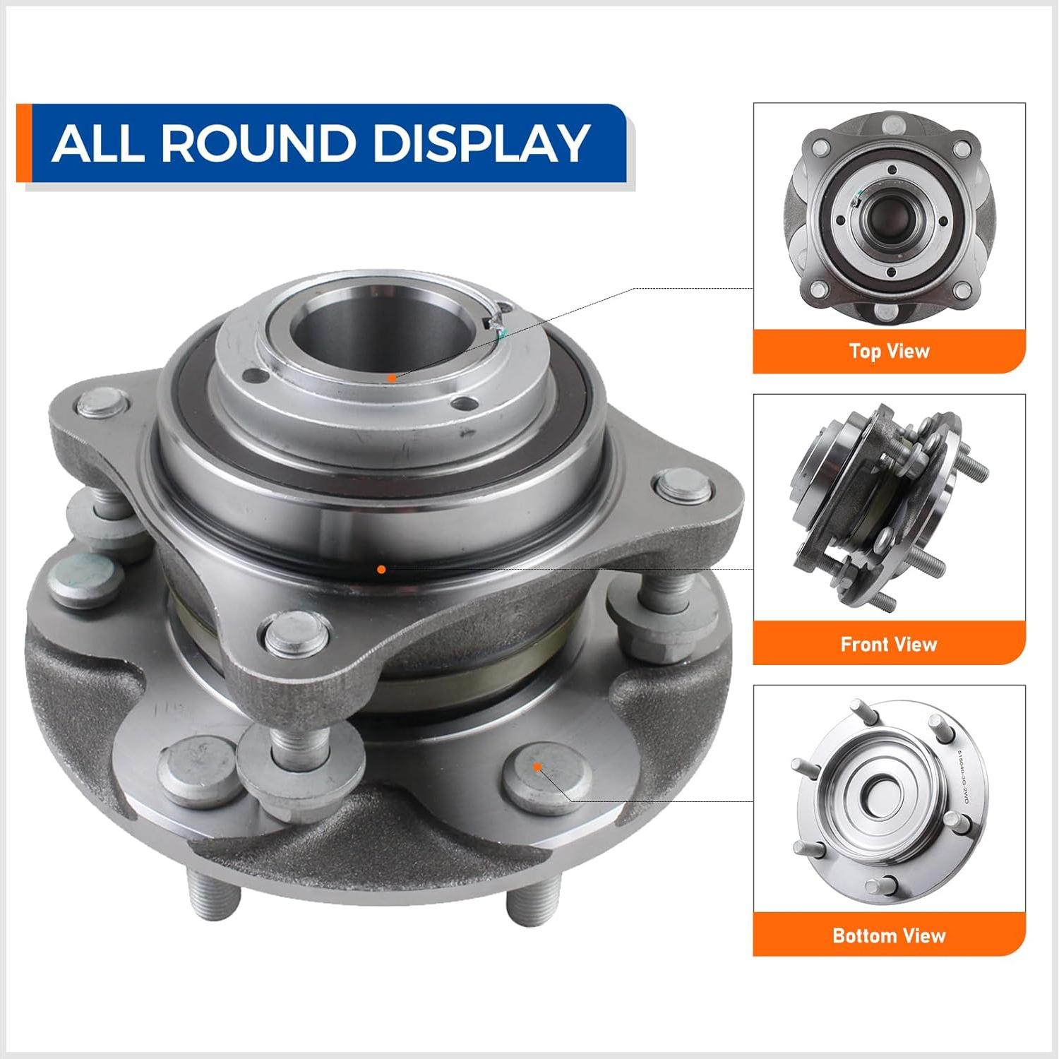 Ensamblaje Rodamiento Cubo Rueda Delantera 2WD MACEL 515040