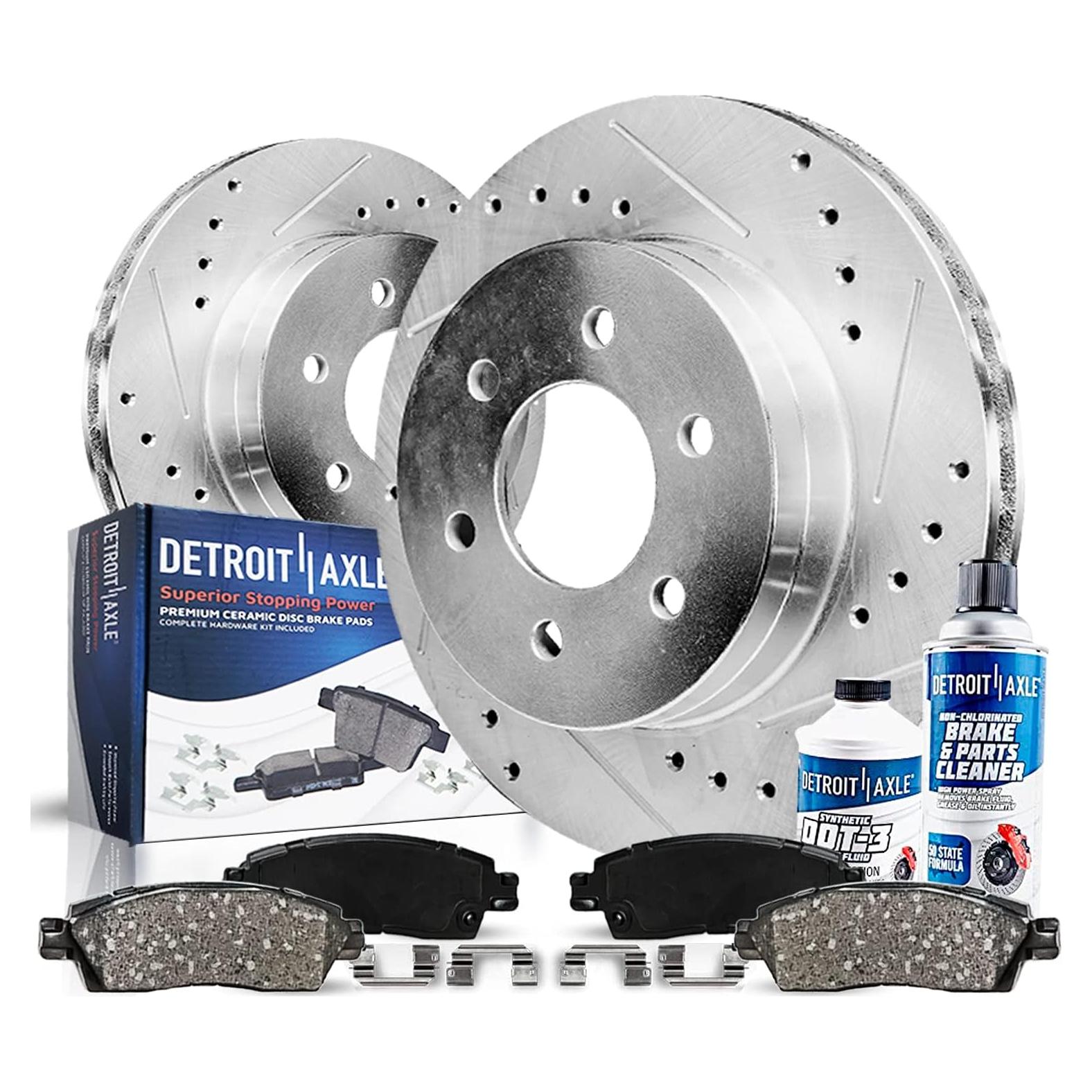 Kit de frenos delantero Detroit Axle para Toyota Tacoma 1999-2004