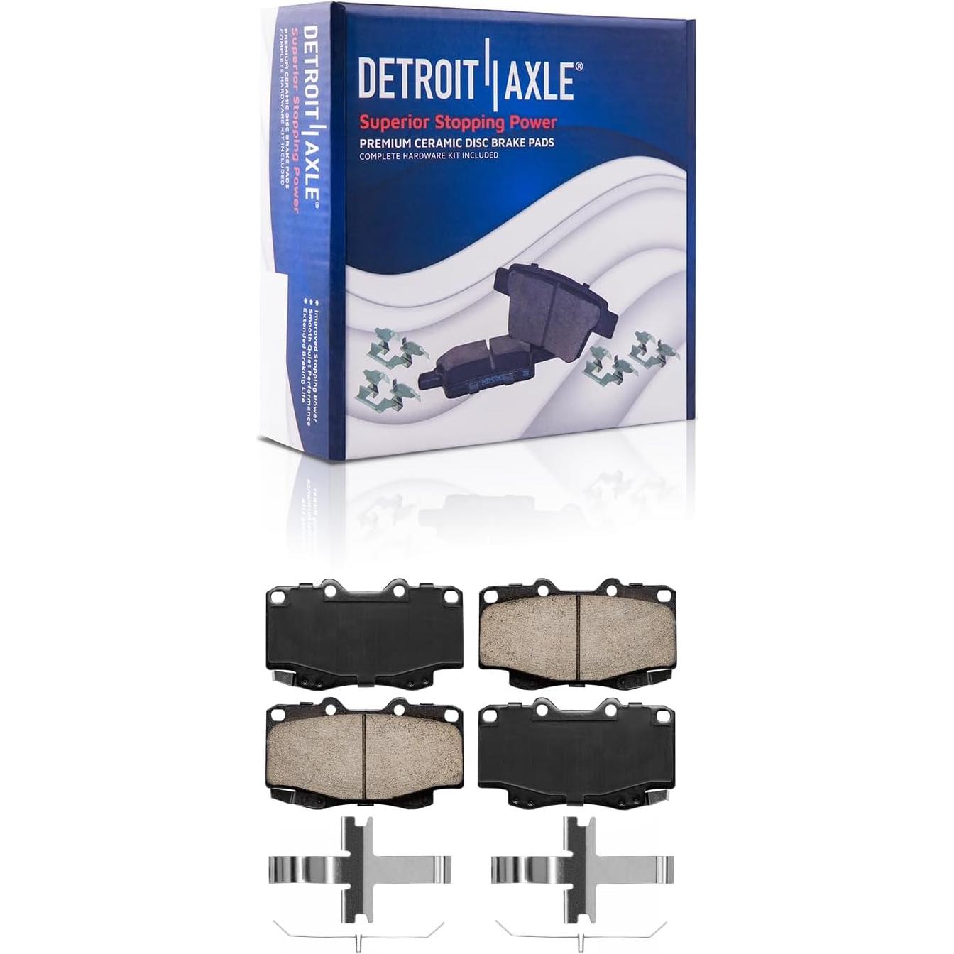 Kit de frenos delantero Detroit Axle para Toyota Tacoma 1999-2004