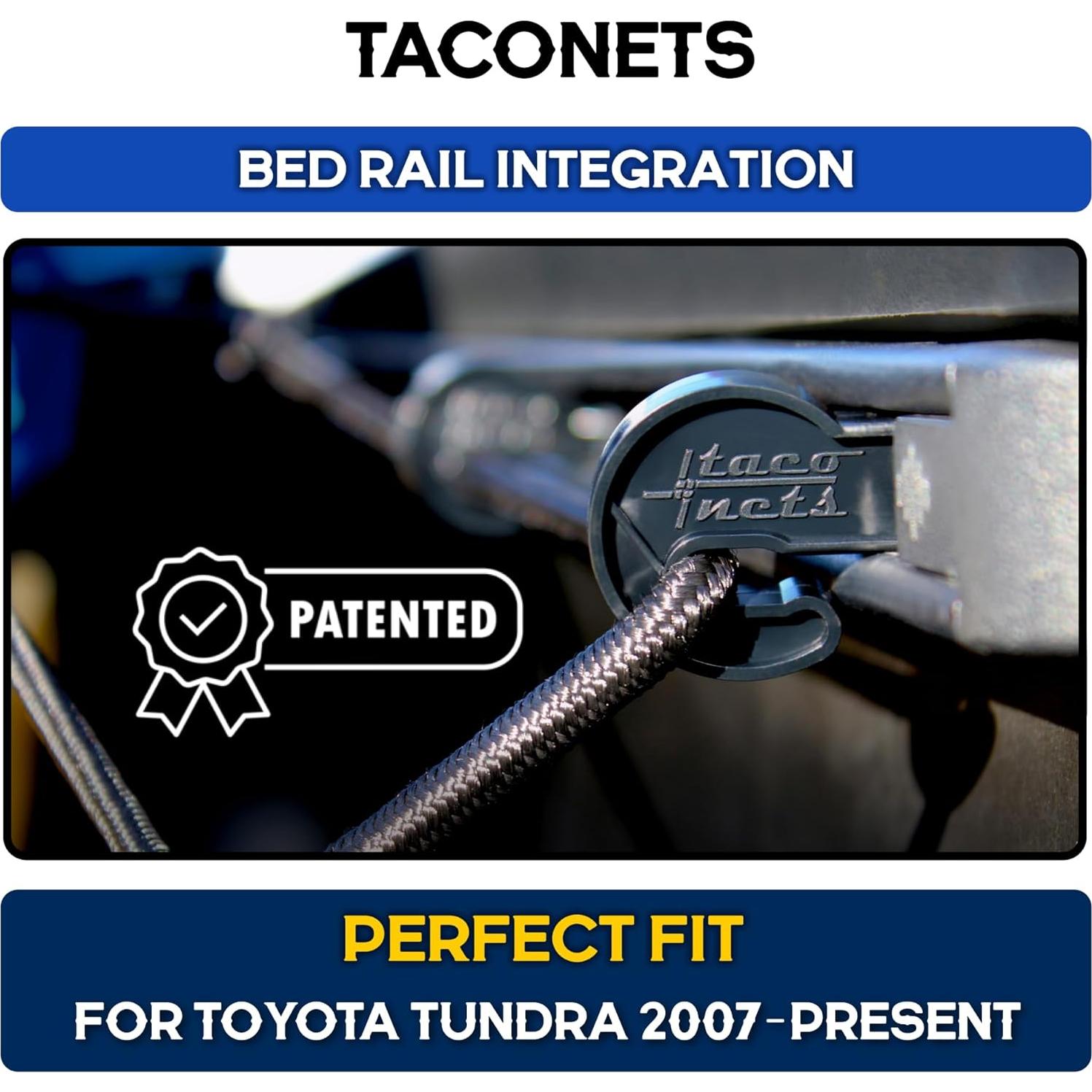 Red de Carga Bungee TacoNets para Toyota Tundra 2007-2024