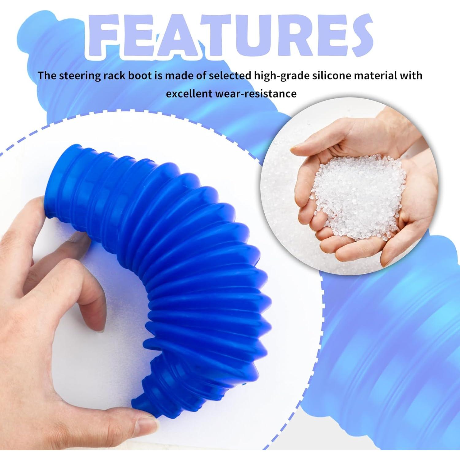 Kit Bota de Barra de Dirección KIFIDAN Silicona Azul 22.49 cm