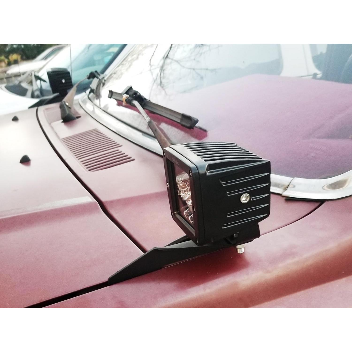 Soportes de Montaje Bajo Perfil iJDMTOY para Luz LED Toyota 4Runner