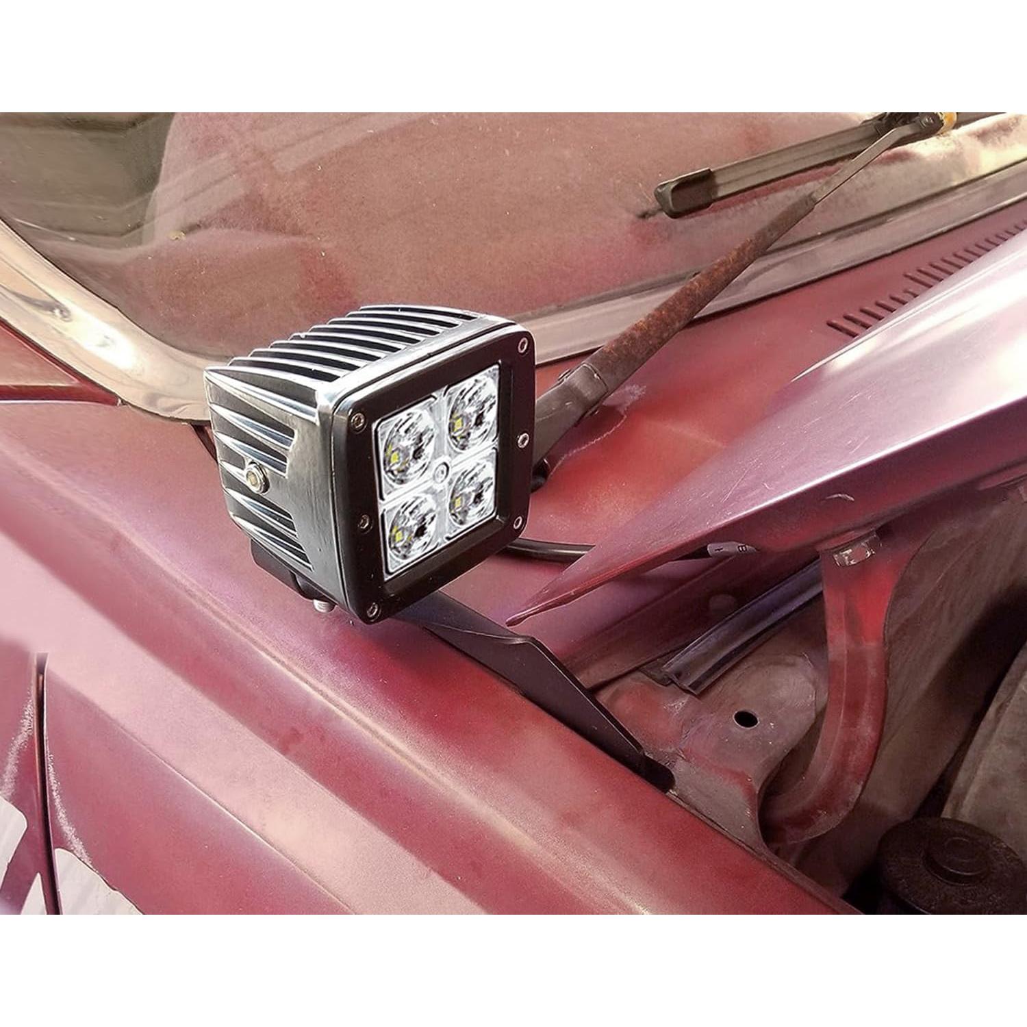 Soportes de Montaje Bajo Perfil iJDMTOY para Luz LED Toyota 4Runner