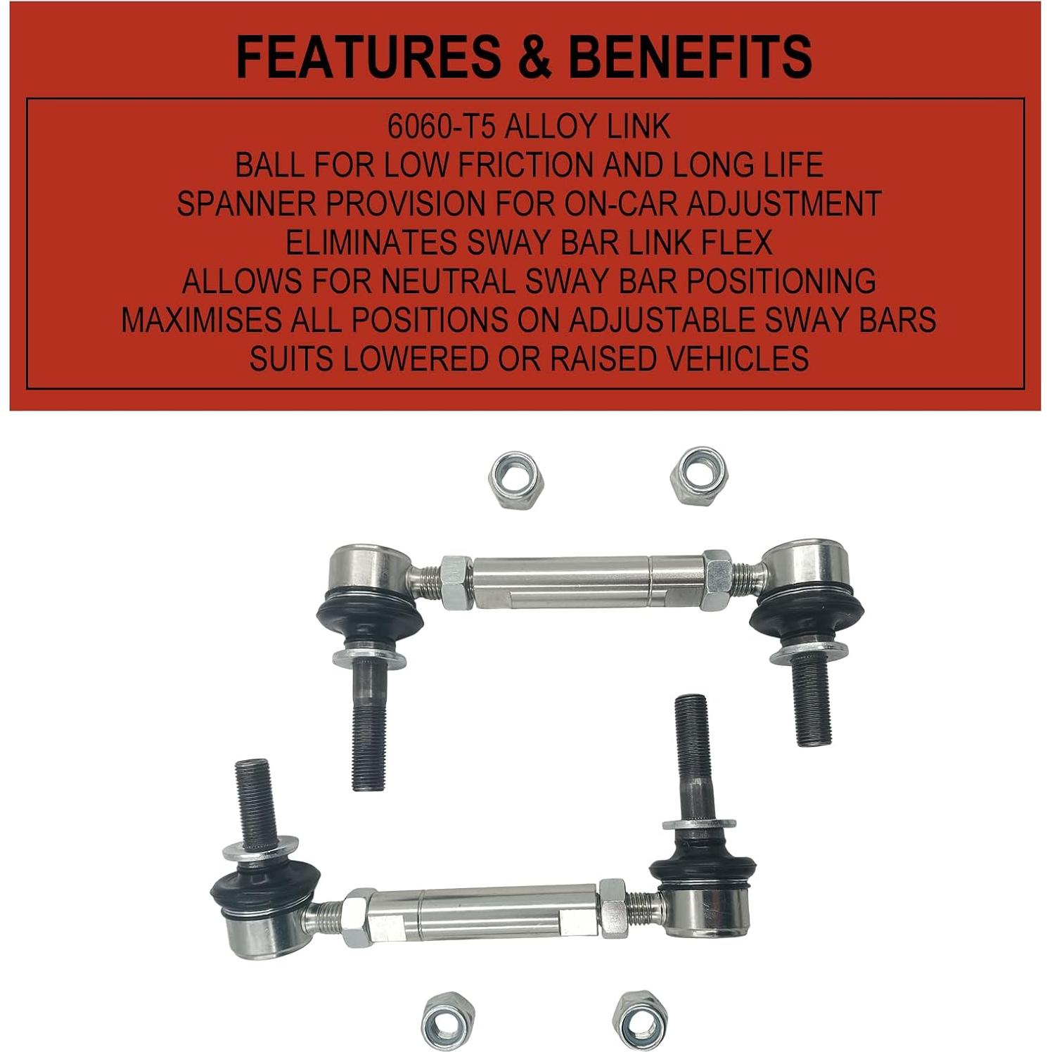 Kit de Enlace de Barra Estabilizadora Frontal REVOTUNE 1,10 kg