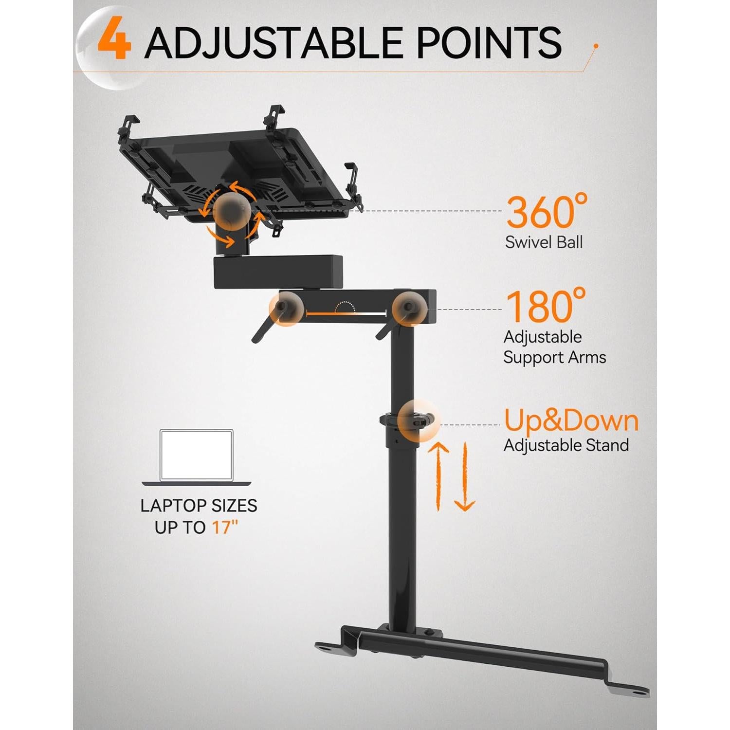 Soporte para Laptop MELIPRON para Toyota Tacoma y 4Runner