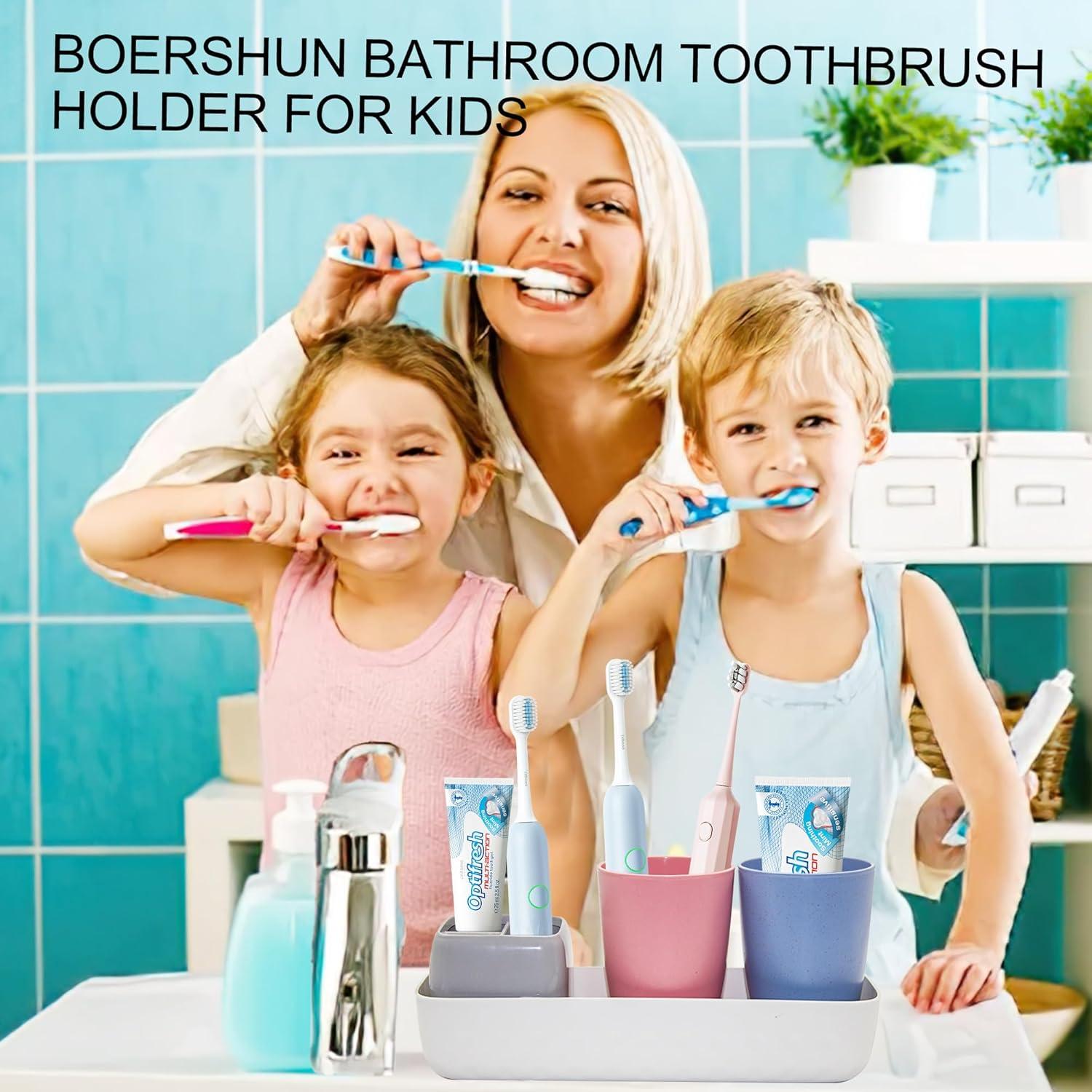 Soporte para Cepillos de Dientes Boershun - Juego Infantil Antideslizante