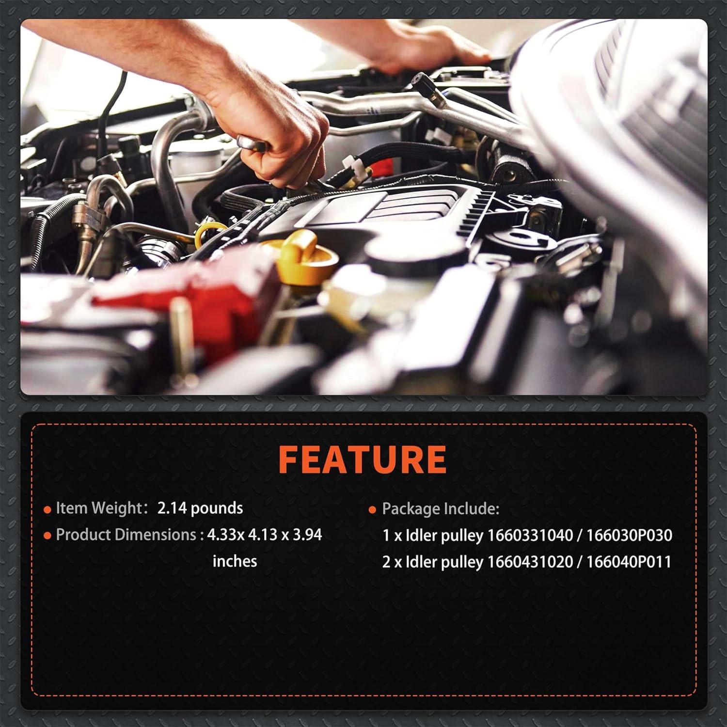 Kit Polea Tensora Labwork para Toyota 4Runner Tacoma 4.0L V6