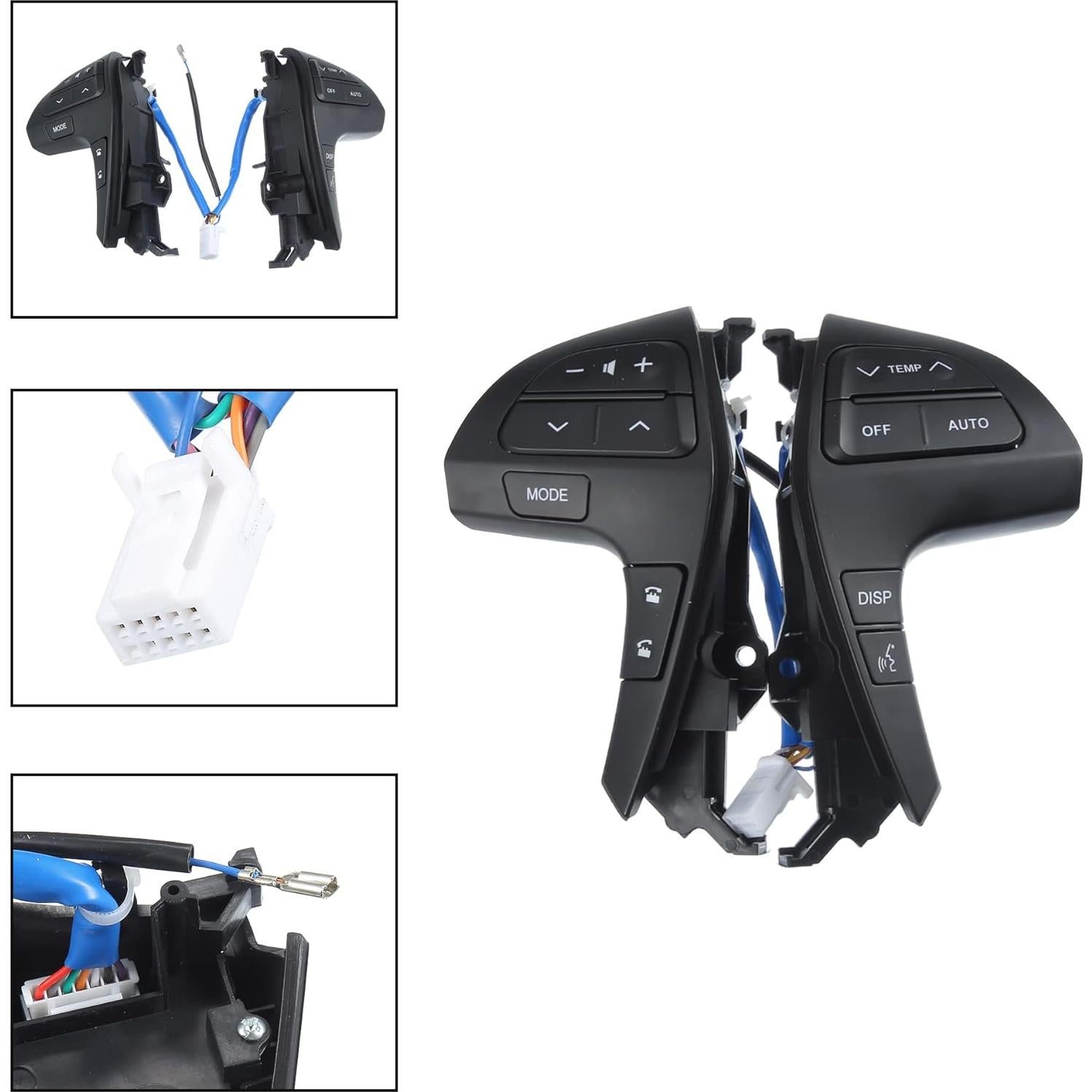 Interruptor de Control de Volumen ACROPIX para Toyota Hilux - Negro