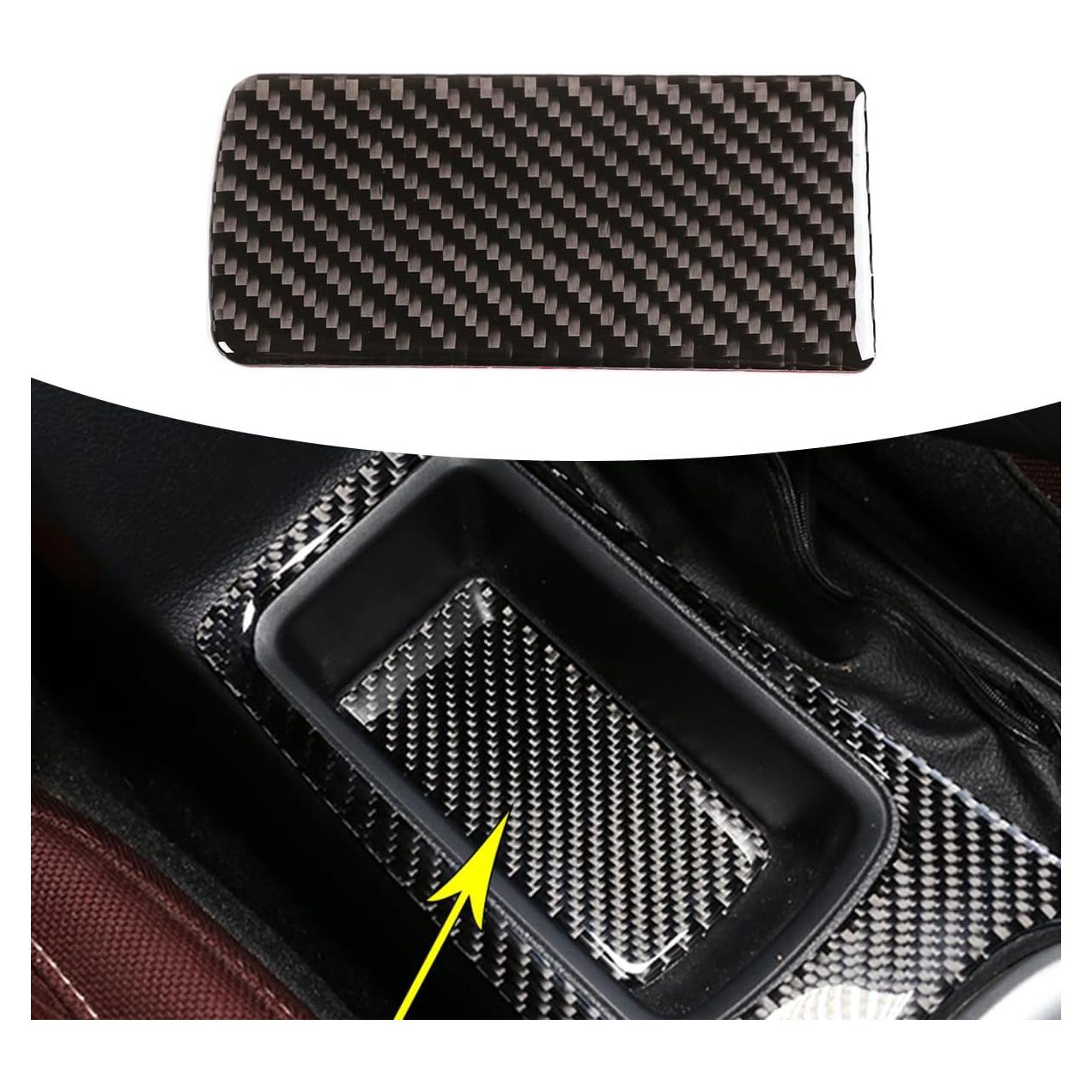 Caja de Almacenamiento Cambio Marchas Toyota Hilux 2015-2021 Fibra Carbono