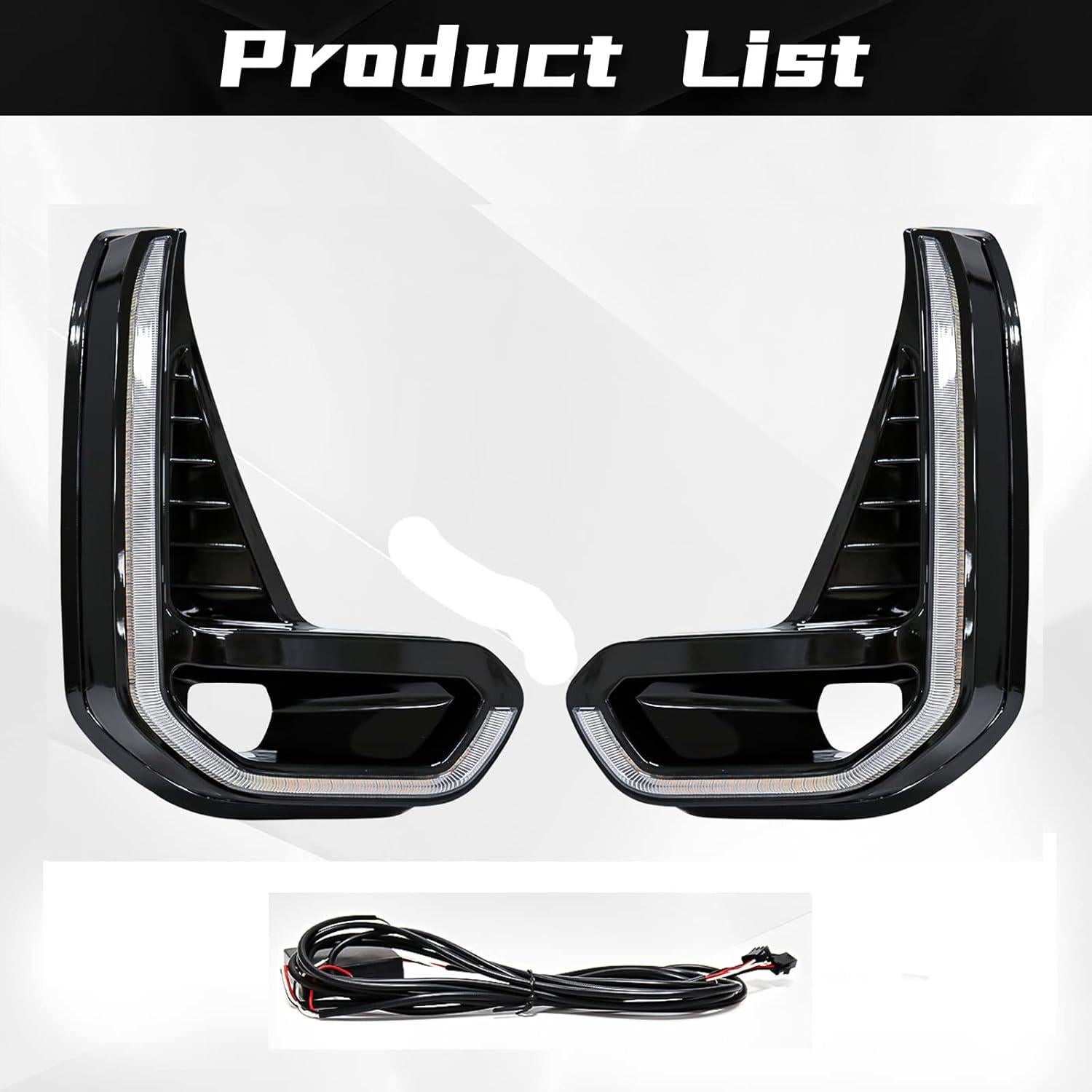 Luces de Circulación Diurna LED VGETTING para Toyota Hilux Revo 2020-2022