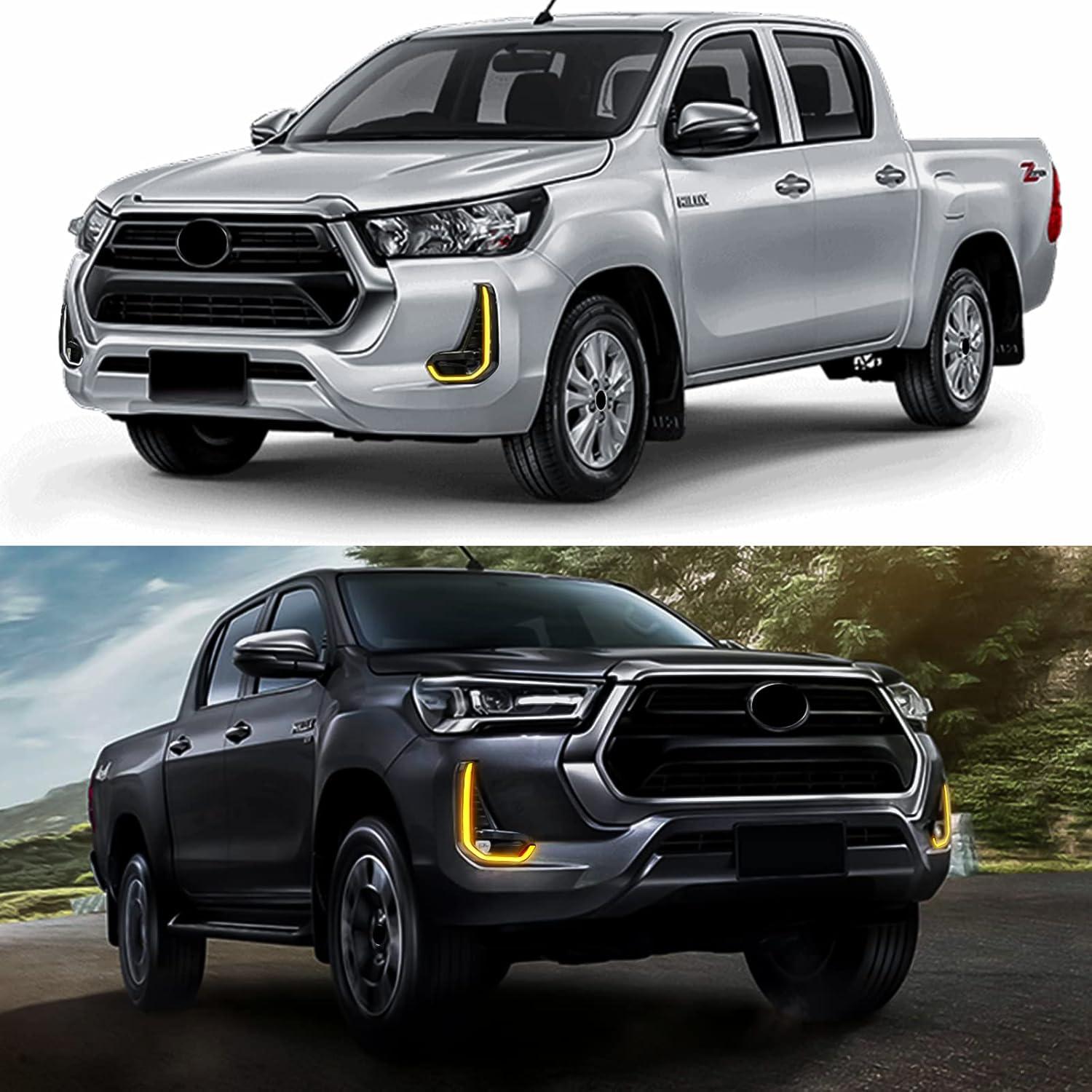 Luces de Circulación Diurna LED VGETTING para Toyota Hilux Revo 2020-2022