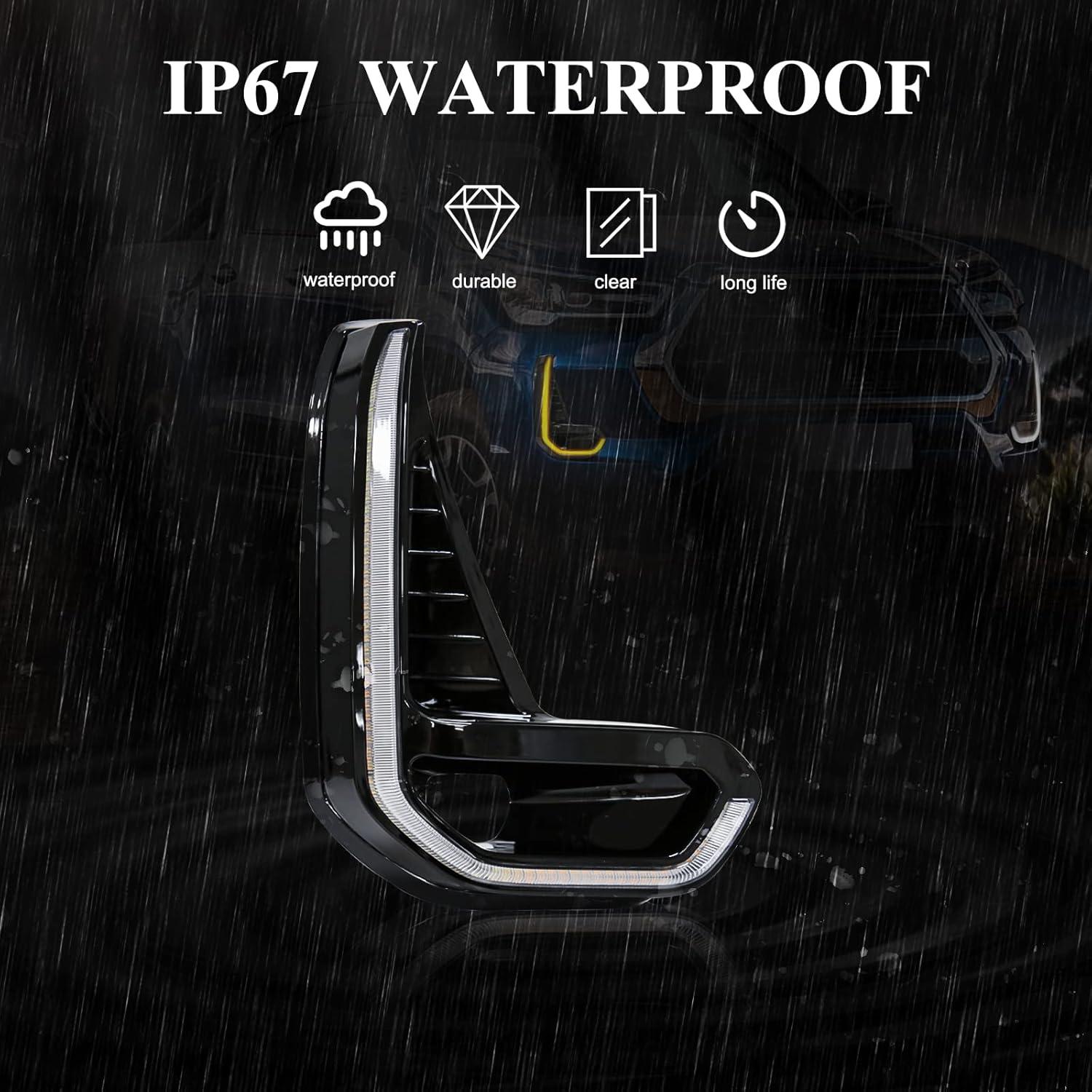 Luces de Circulación Diurna LED VGETTING para Toyota Hilux Revo 2020-2022