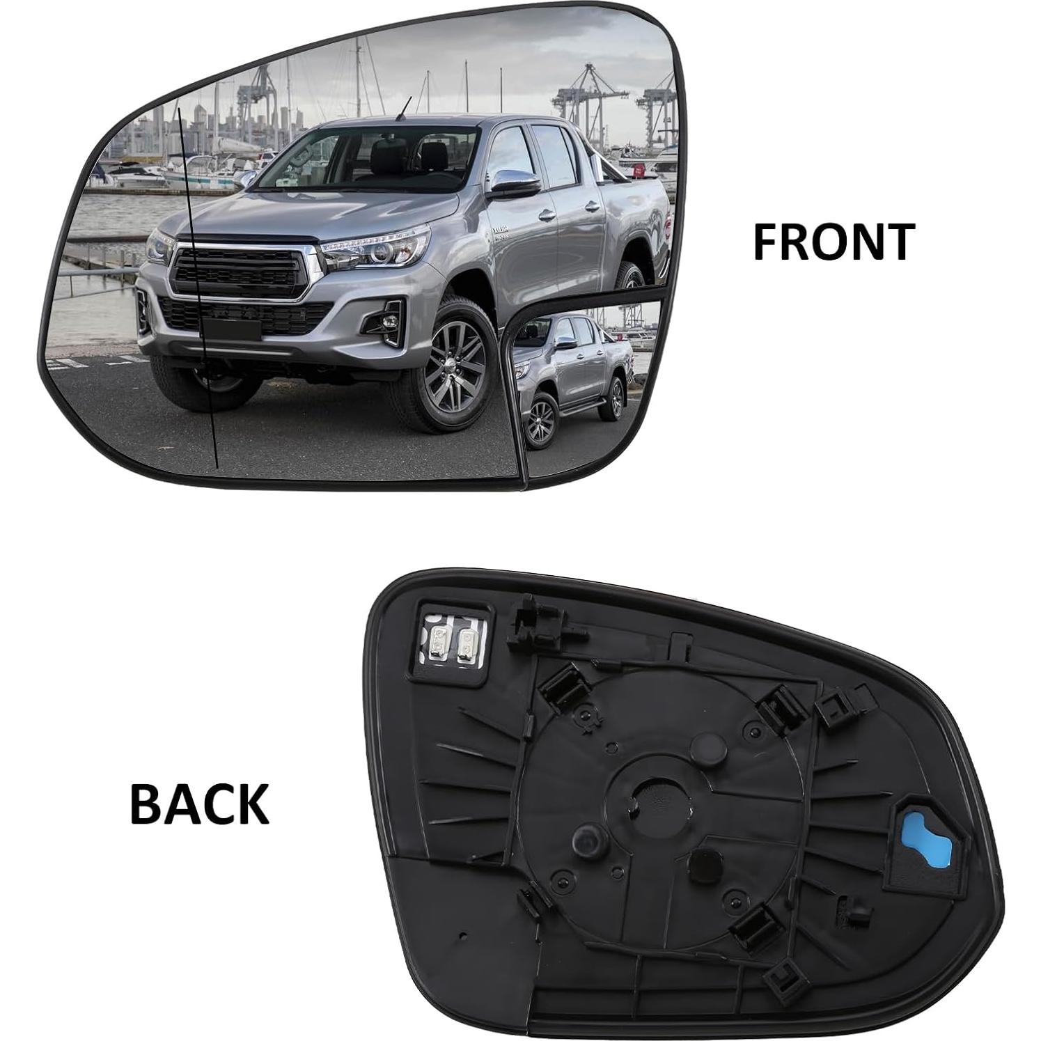 Cristal Espejo Lateral Izquierdo Toyota Hilux 2015-2019