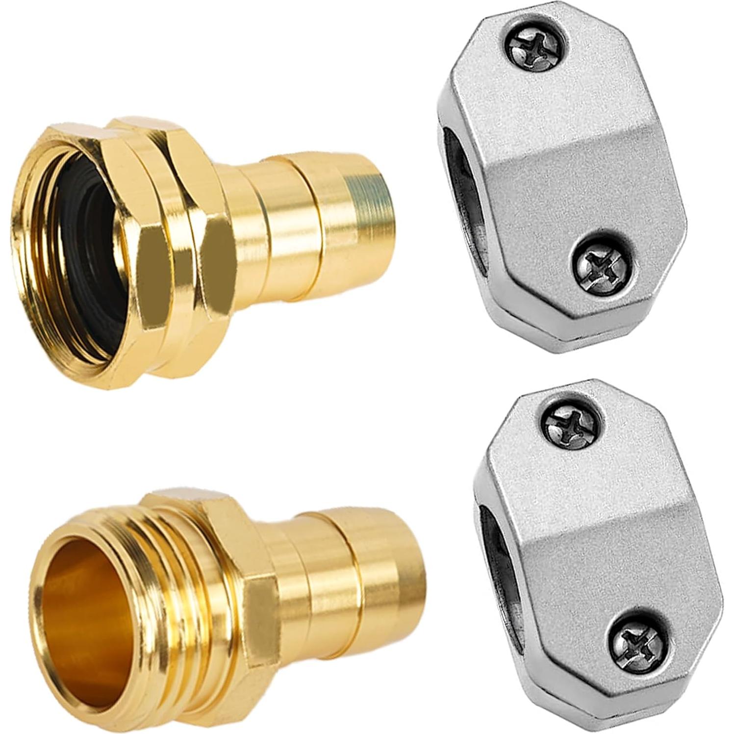 Kit de Reparación de Manguera de Jardín LIULO 3 Juegos Conectores