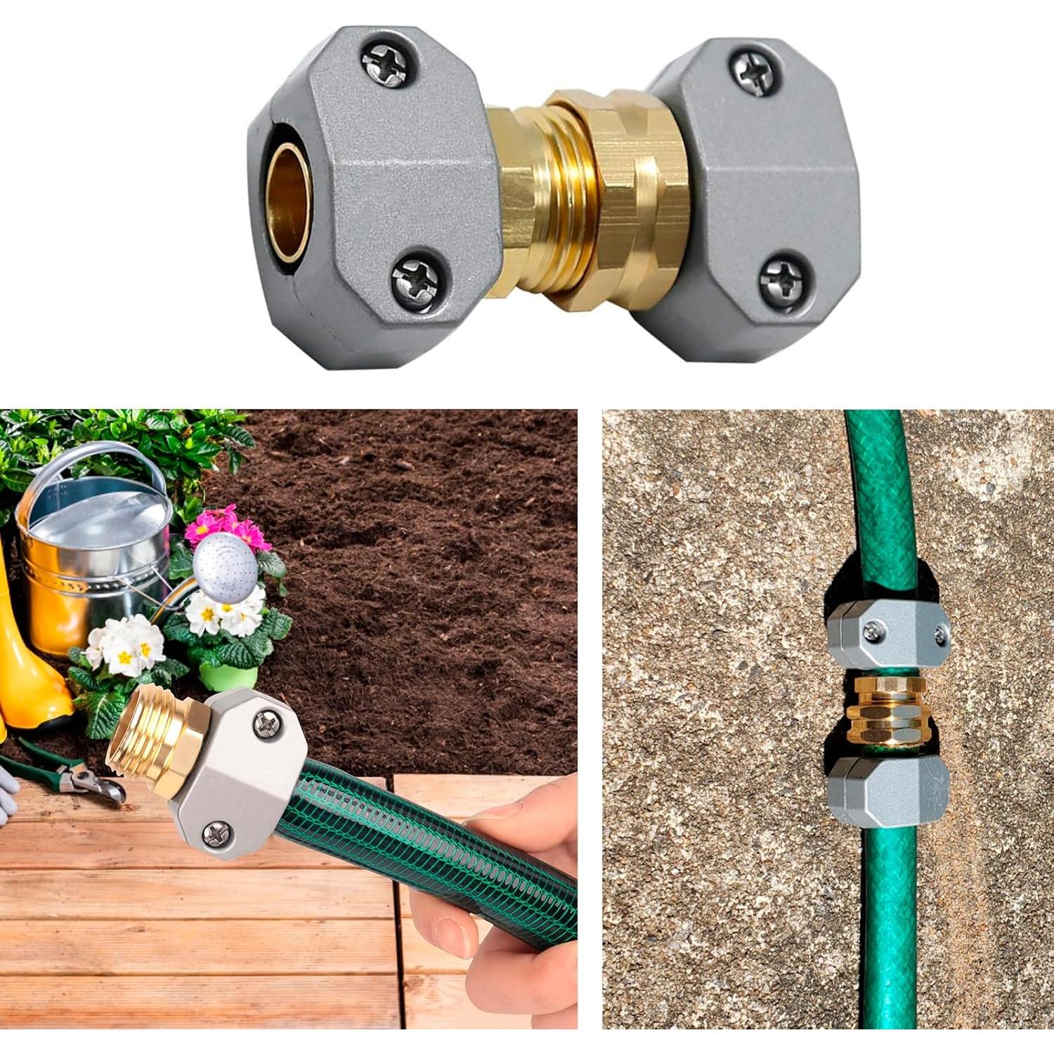 Kit de Reparación de Manguera de Jardín LIULO 3 Juegos Conectores