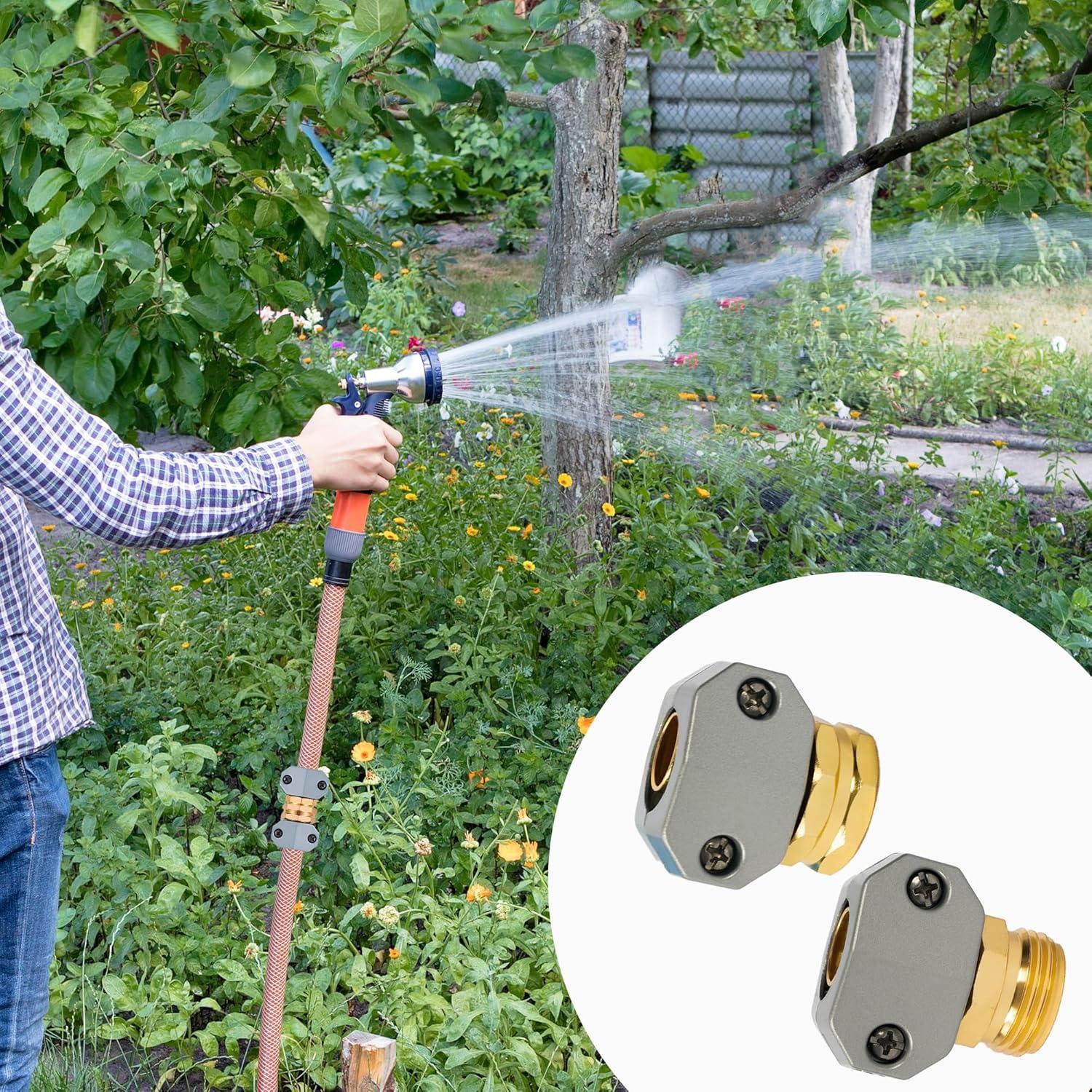 Kit de Reparación de Manguera de Jardín LIULO 3 Juegos Conectores