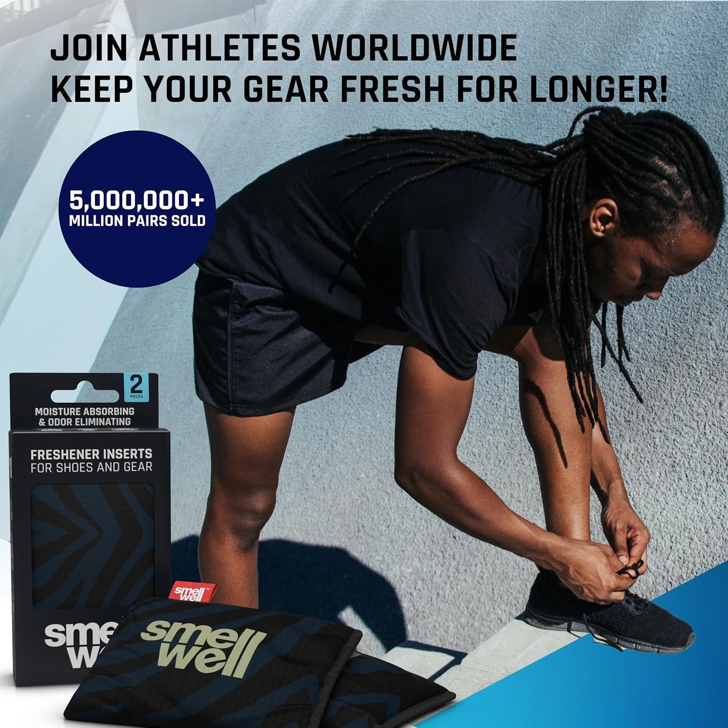 SmellWell Insertos Desodorantes para Zapatos 2x51g Cebra Negra