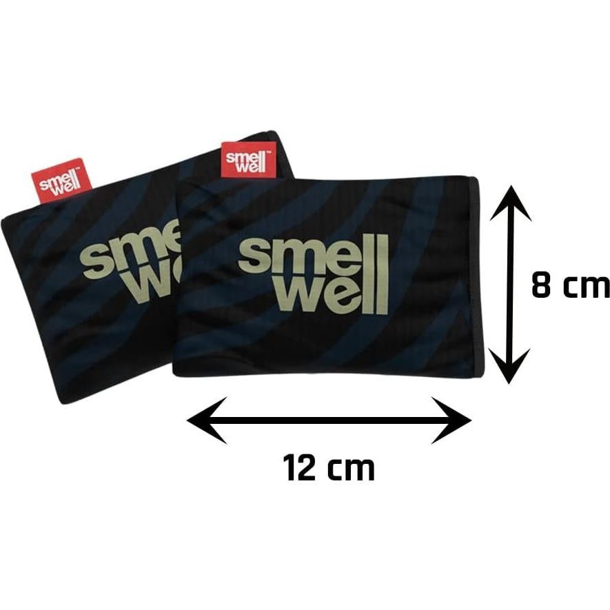 SmellWell Insertos Desodorantes para Zapatos 2x51g Cebra Negra