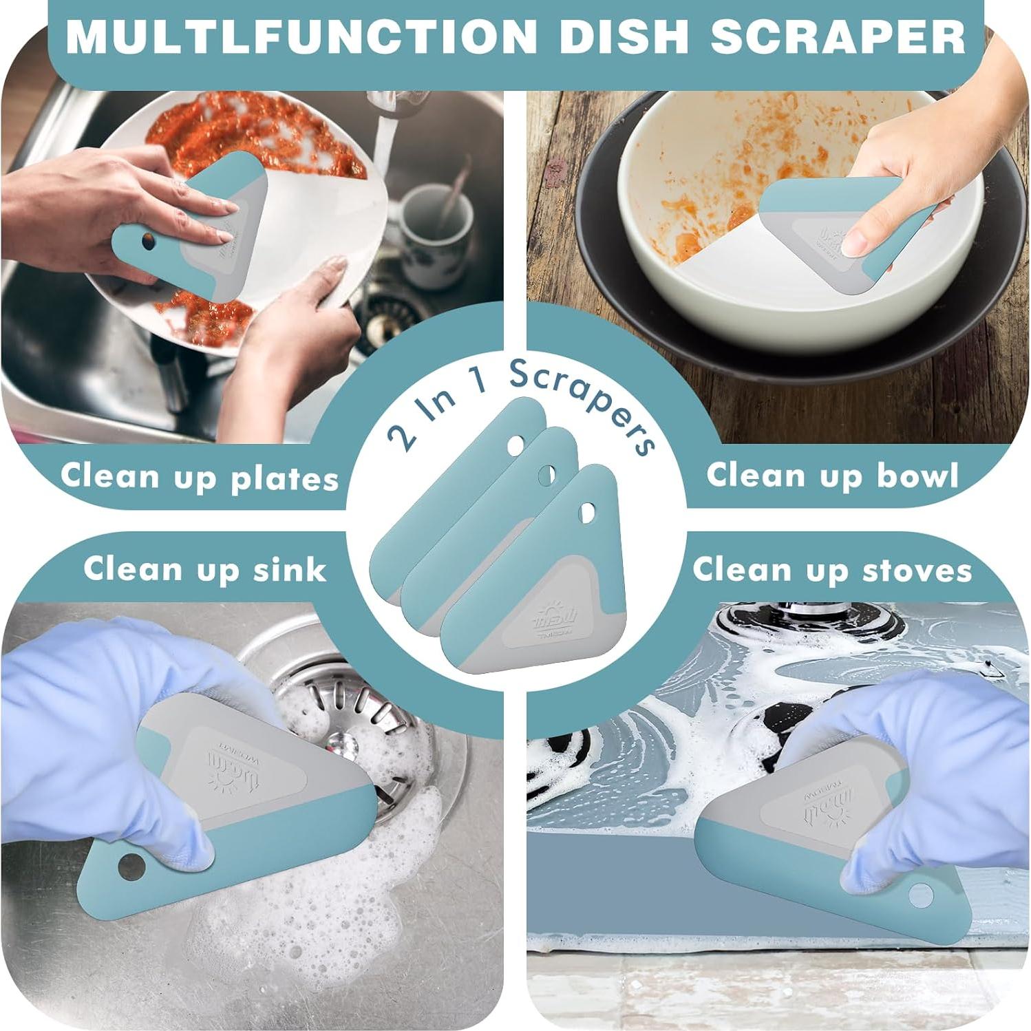 Raspador de Alimentos Matscover 3 Piezas Nylon Silicona Azul