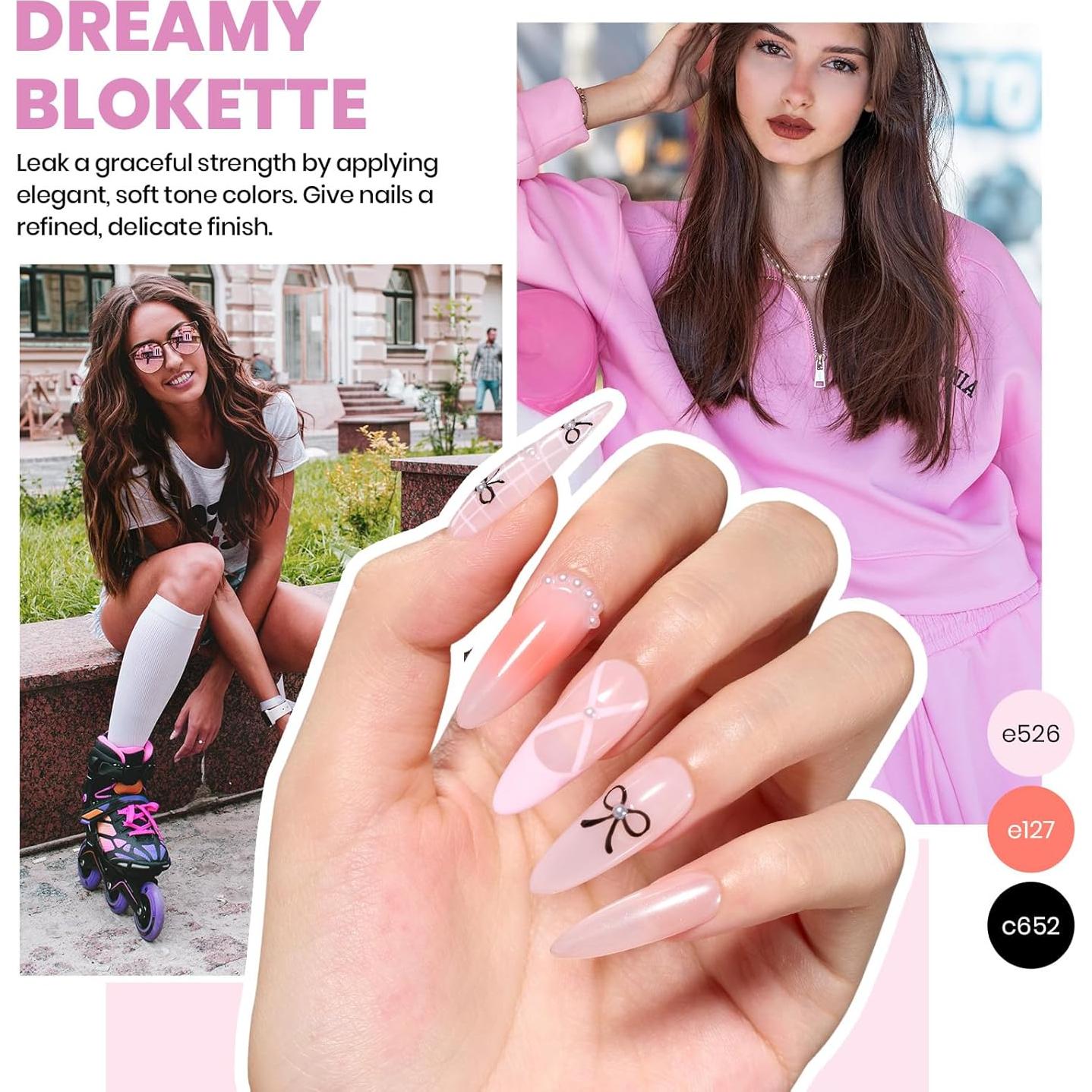 Kit de Esmalte en Gel Beetles 37 Piezas 25 Colores Pastel