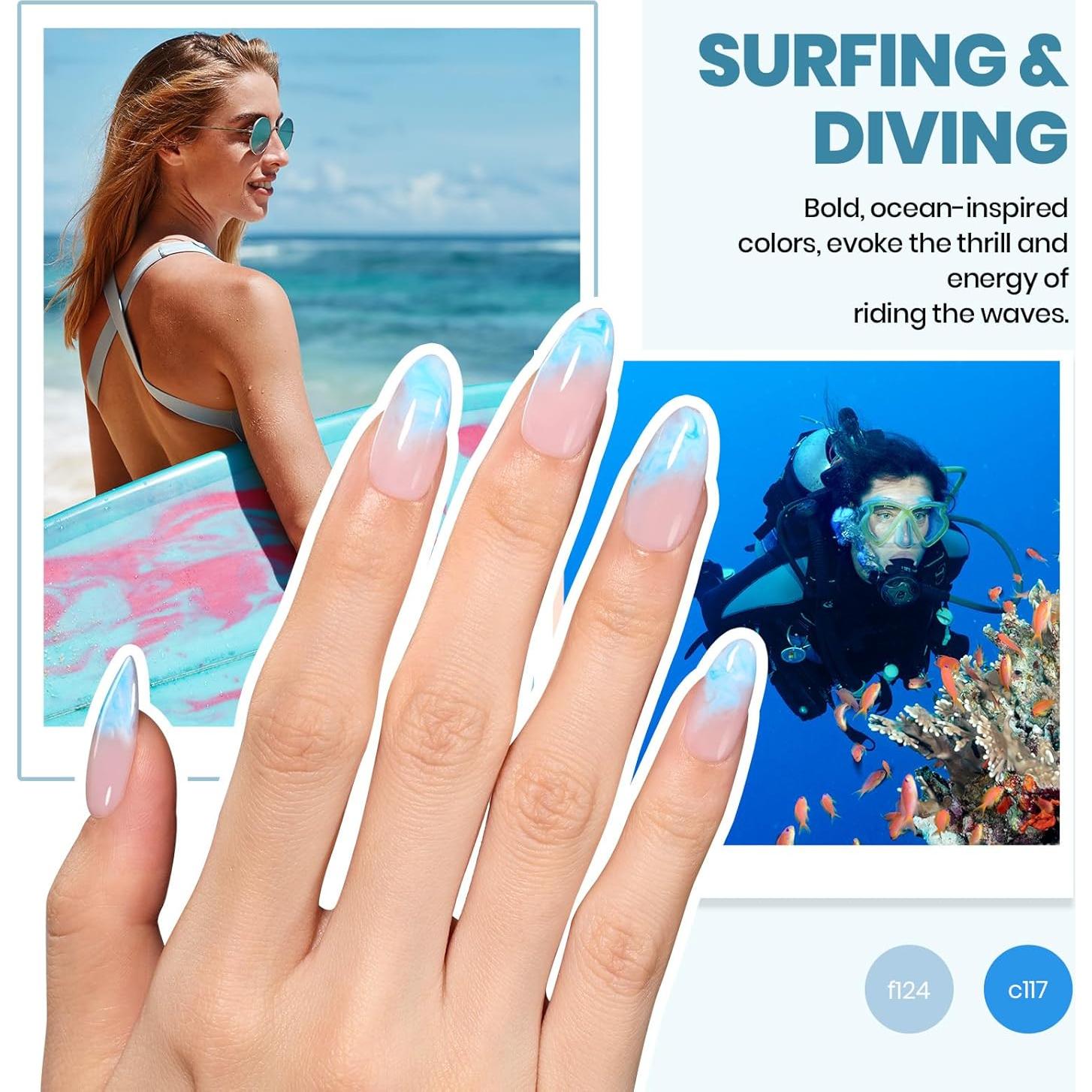 Kit de Esmalte en Gel Beetles 37 Piezas 25 Colores Pastel