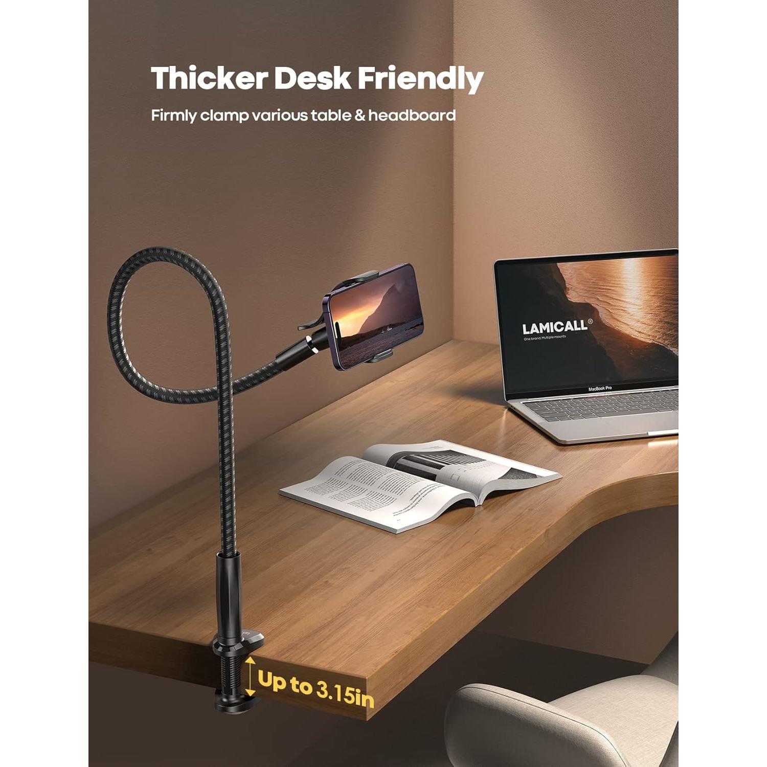 Soporte para Teléfono Lamicall GP05-B con Brazo Flexible 97cm