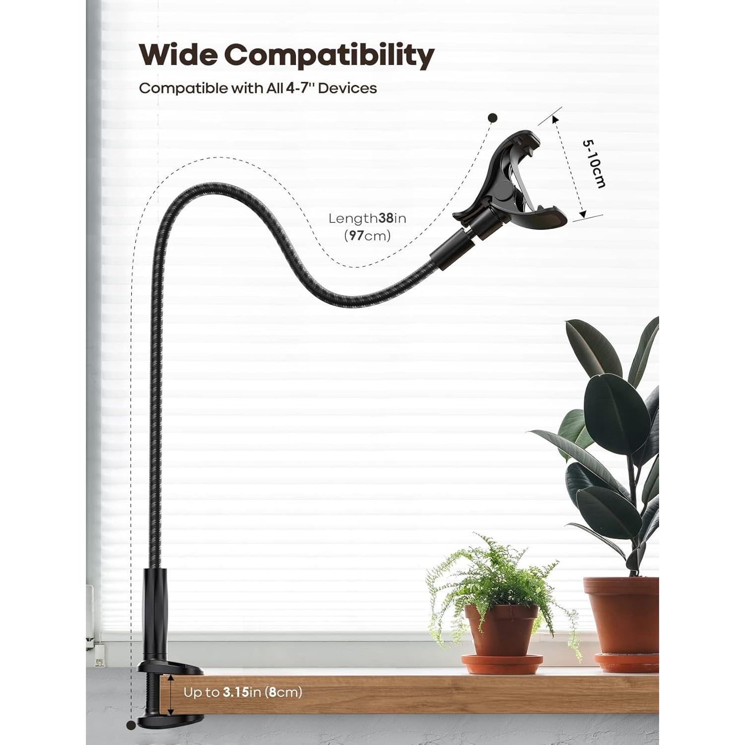 Soporte para Teléfono Lamicall GP05-B con Brazo Flexible 97cm