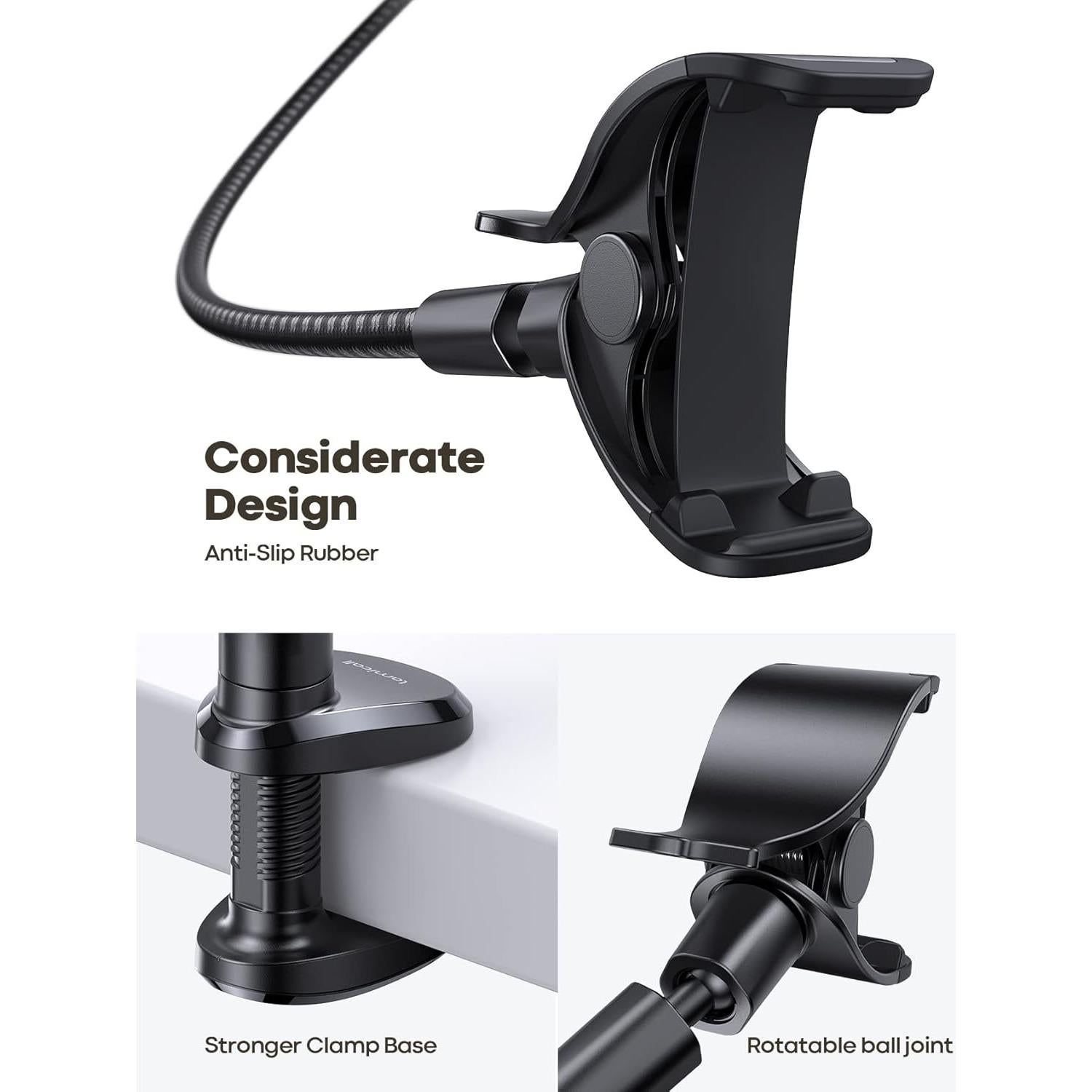 Soporte para Teléfono Lamicall GP05-B con Brazo Flexible 97cm