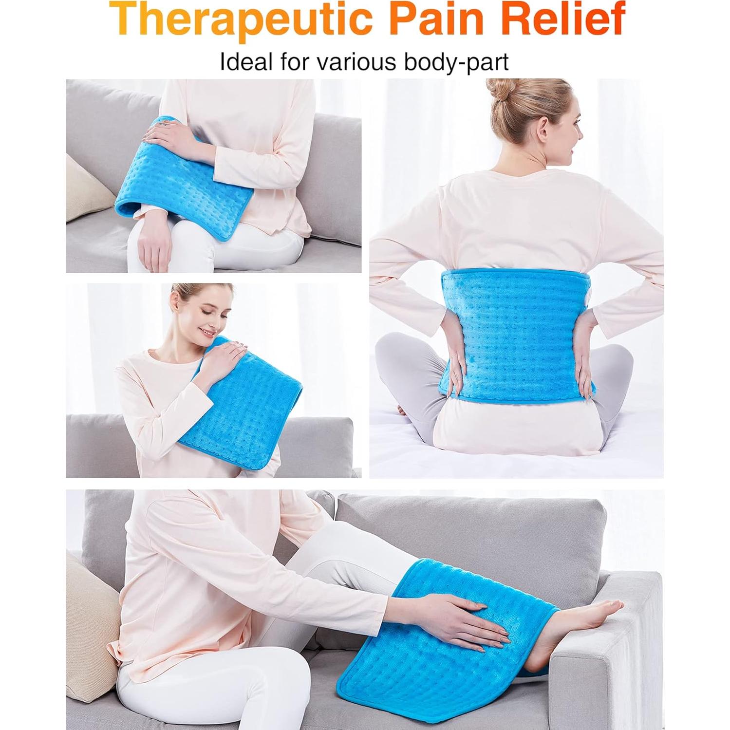 Almohadilla Térmica Eléctrica WOOMER 30x60cm Alivio Dolor