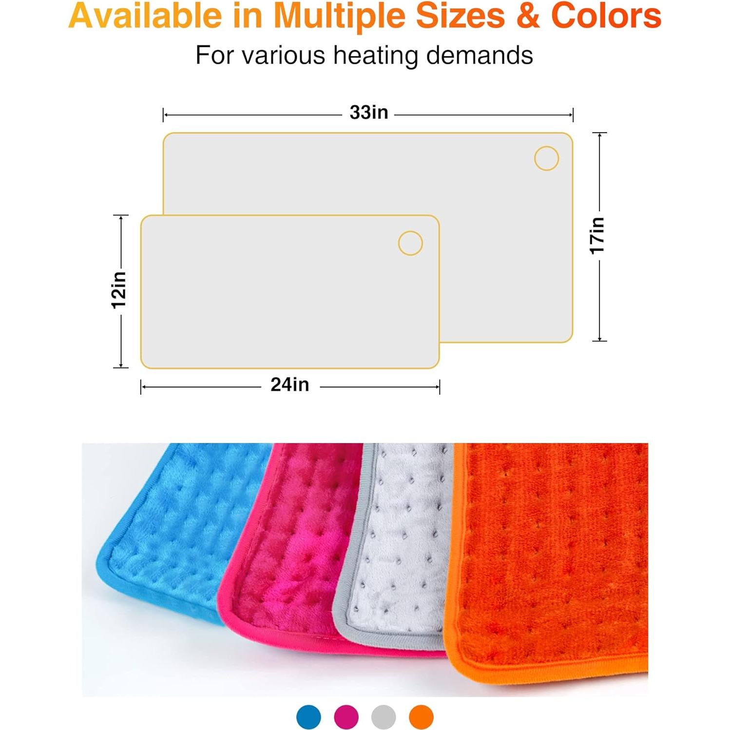 Almohadilla Térmica Eléctrica WOOMER 30x60cm Alivio Dolor