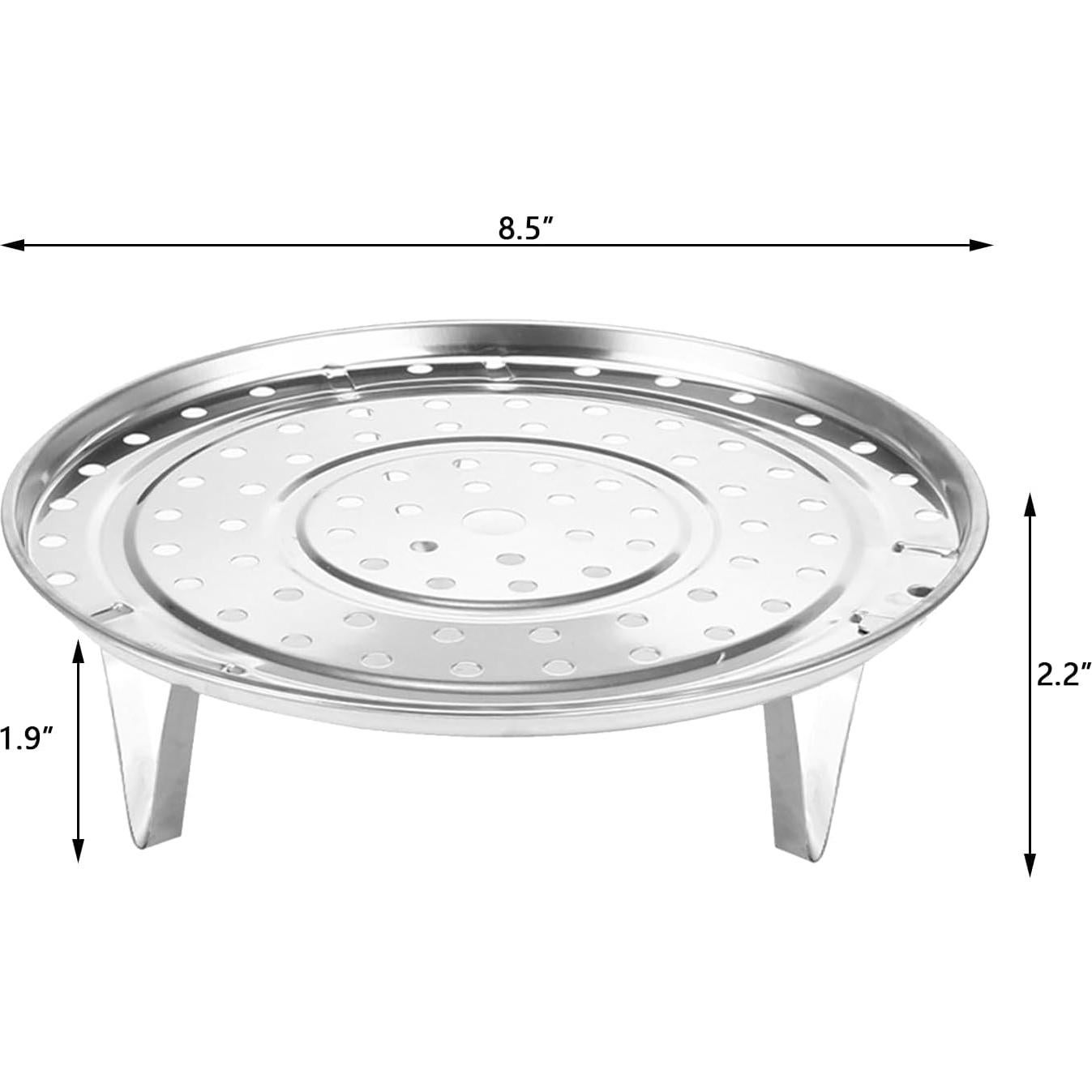 Cesta de Vapor Acero Inoxidable 21.6 cm con Soporte Removible